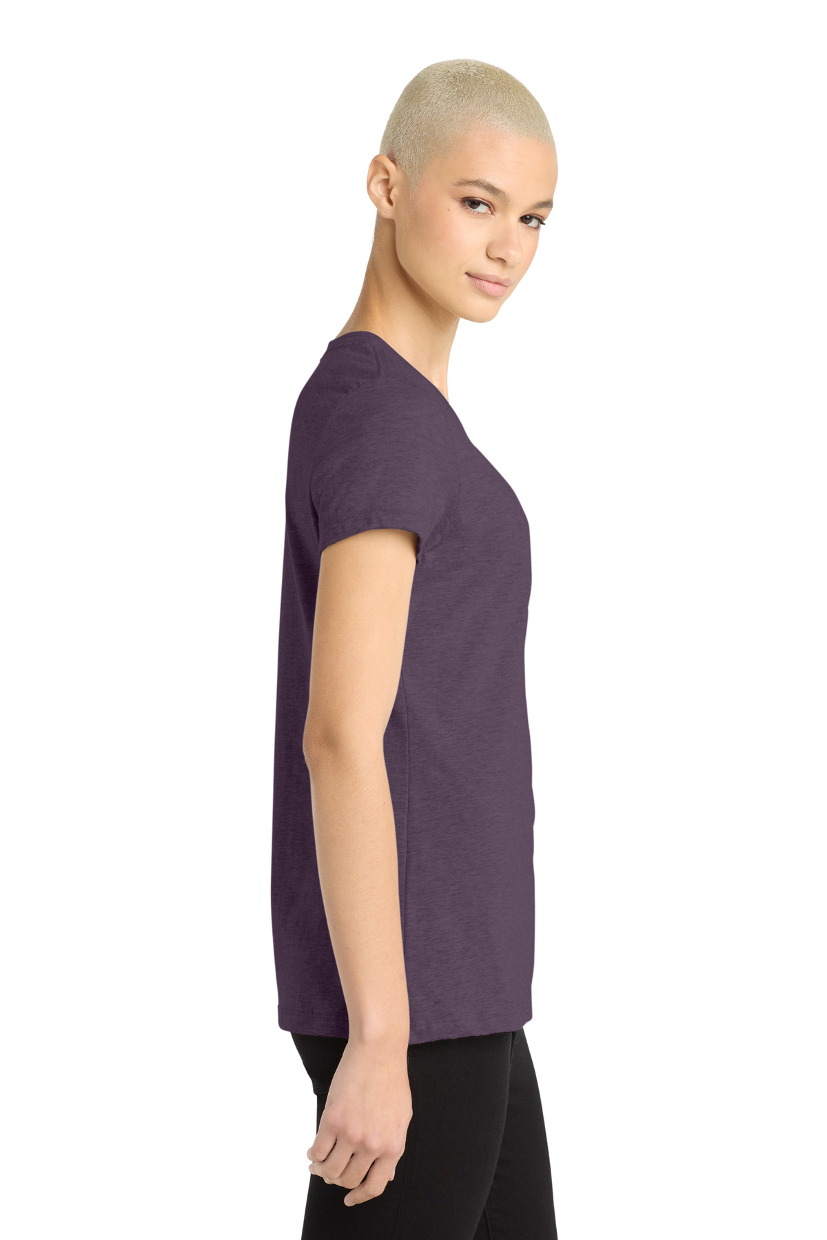 District Women's Perfect Blend CVC Tee. DM108L 101