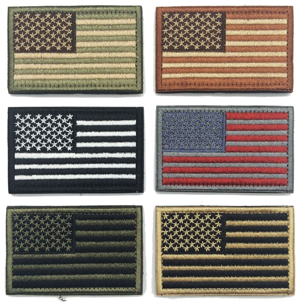 American Flag Embroidered Patch 7