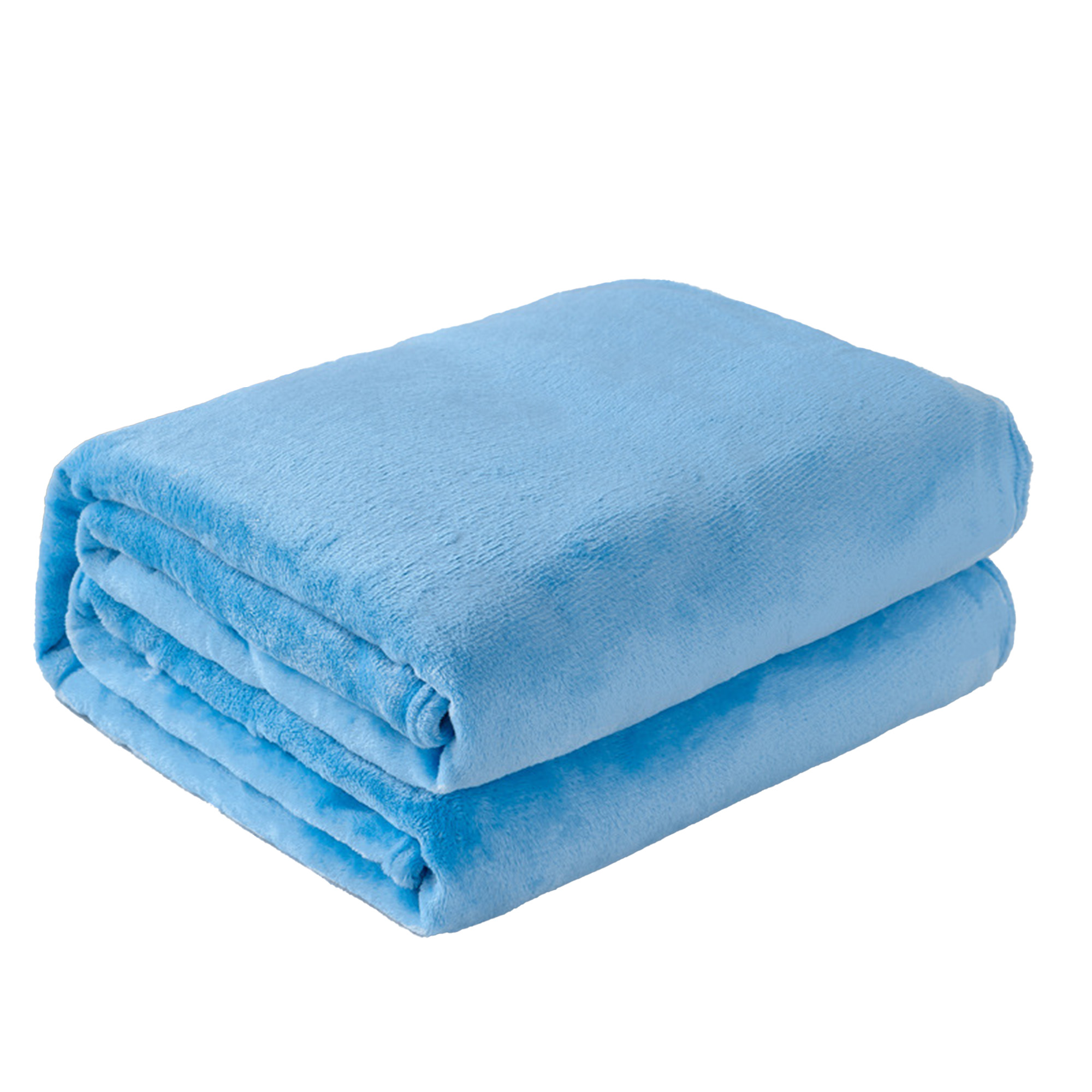 Flannel Afternoon Nap Warm Pure Color Blanket 4