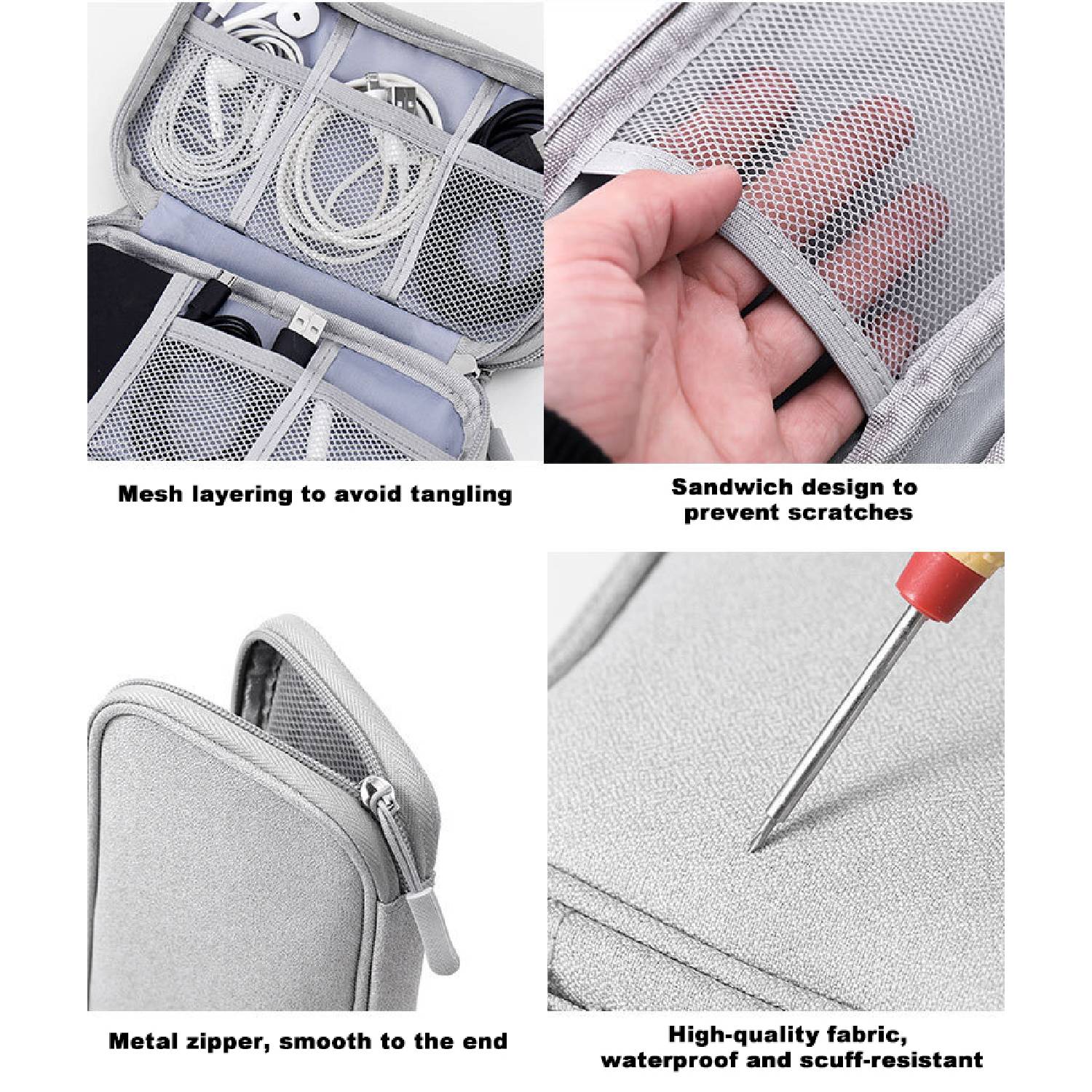 Electronics Accessories Organizer Pouch 6