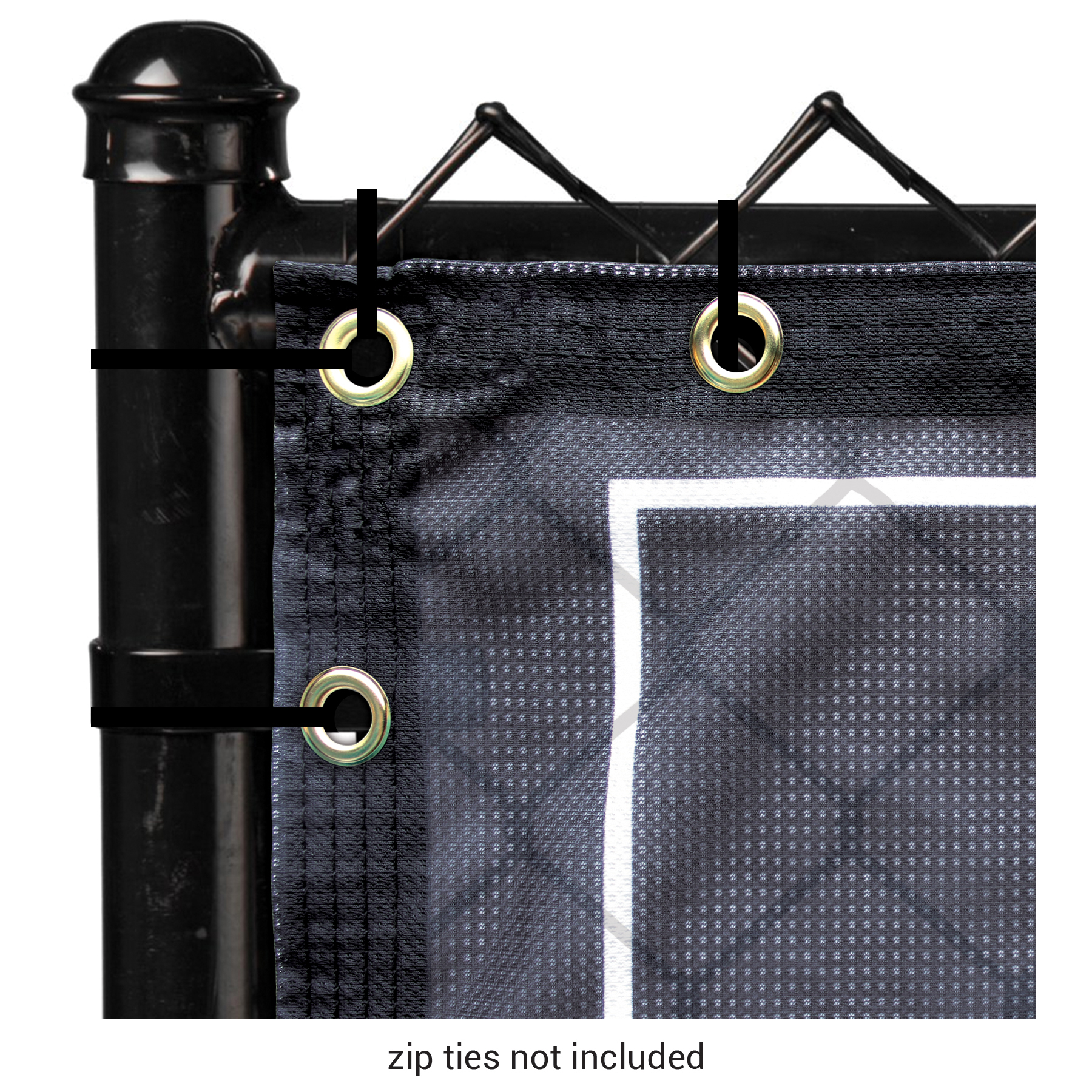 5' x 12' Premium Polyester Mesh Banner 7