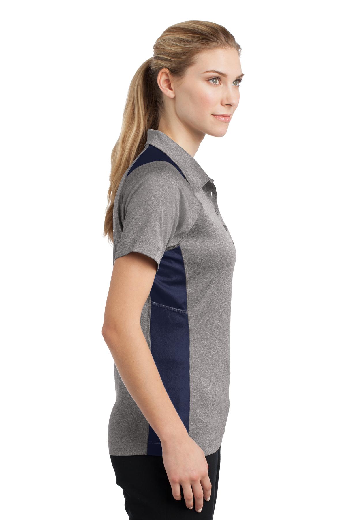 Sport-Tek® Women's Heather Colorblock Contender Polo 72