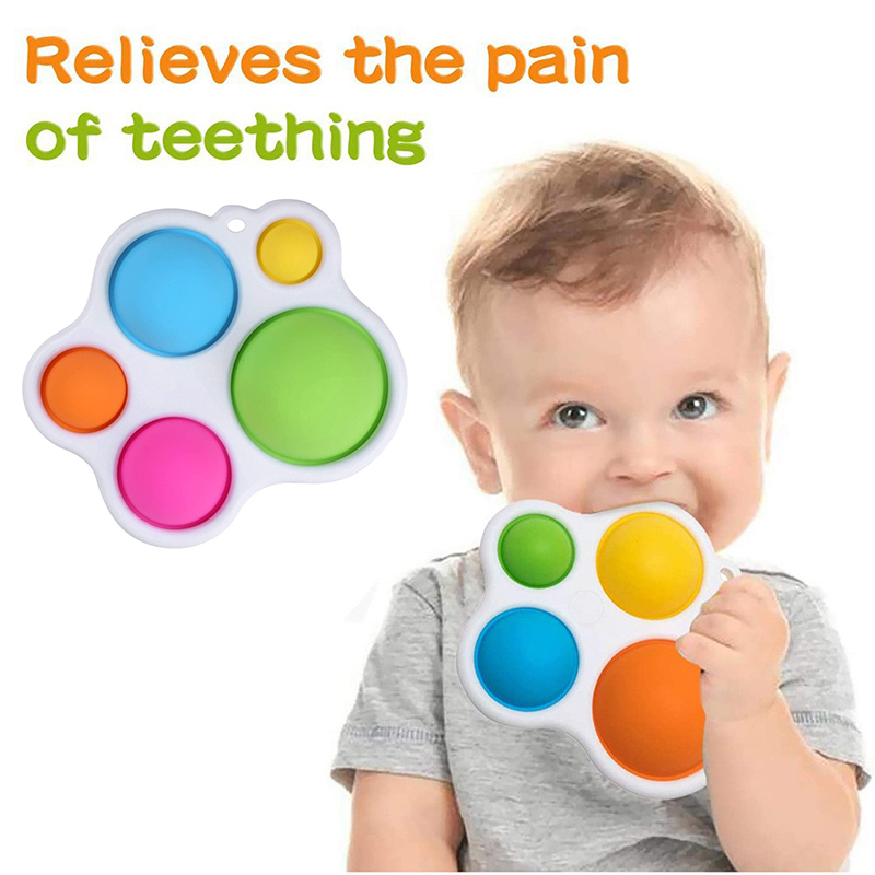Small Stress Reliever Finger Bubble Toys 6