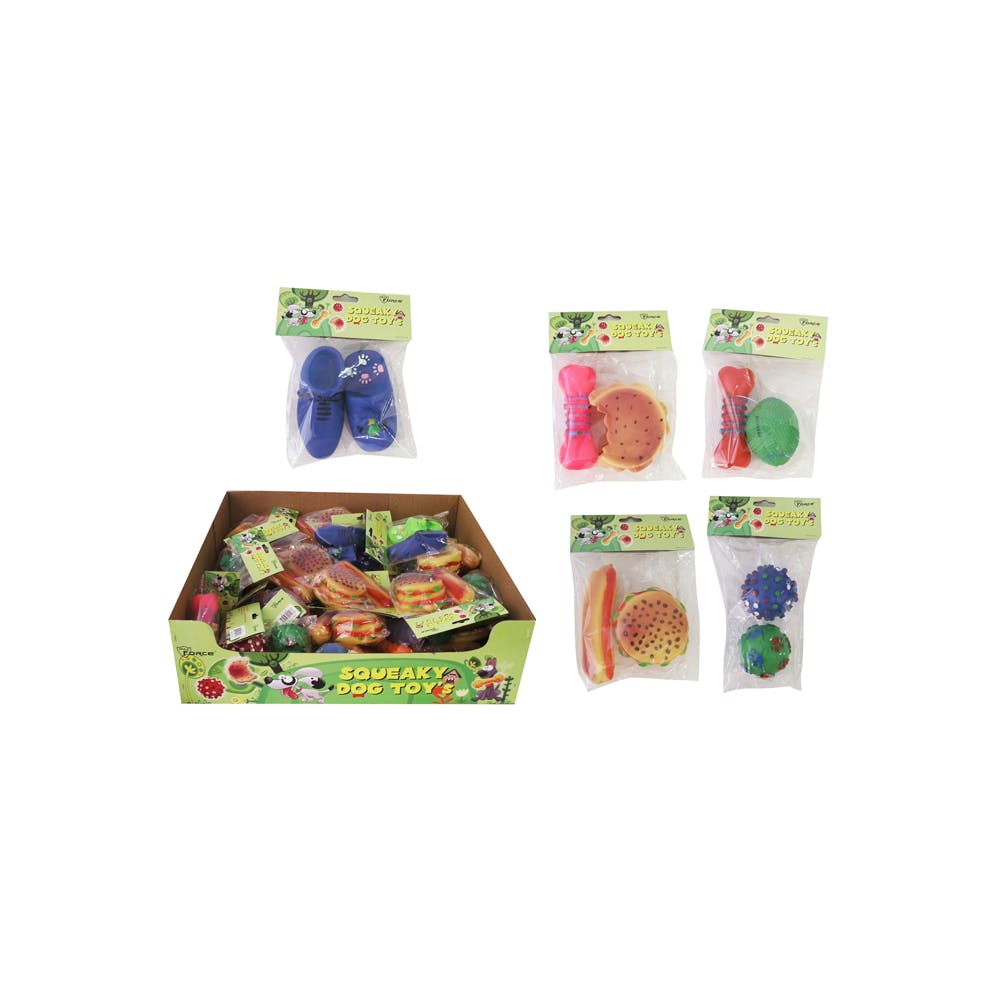 Squeaky Dog Toys - Assorted 2 Pack 2
