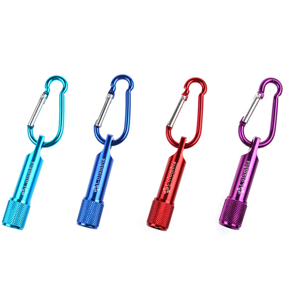 Mini LED flashlight electric torch key ring 7