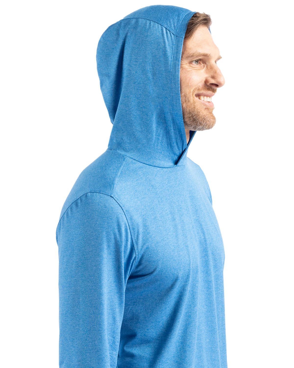 Cutter & Buck Coastline Recycled Double Peached Mens Hooded Pullover 111