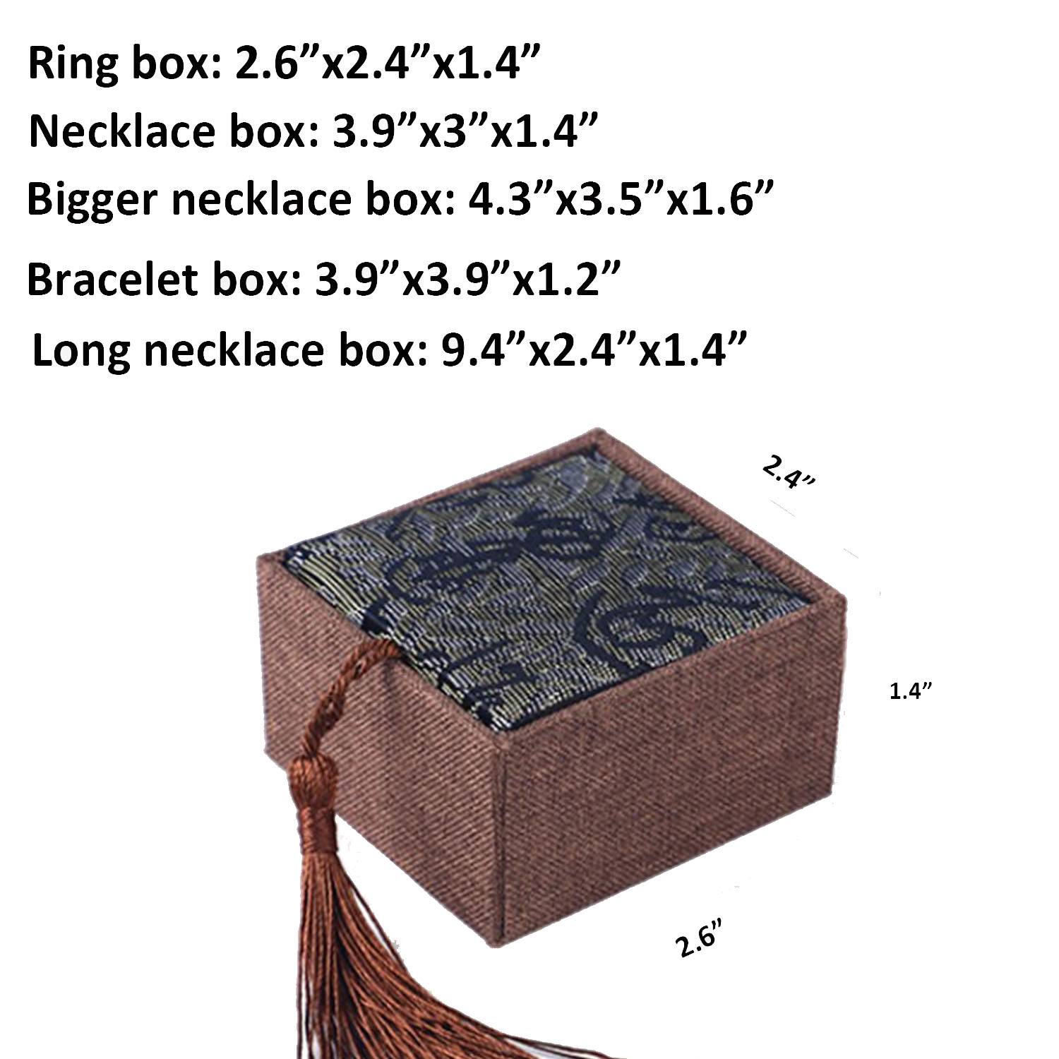 Linen Tassel Bracelet Jewelry Box 4