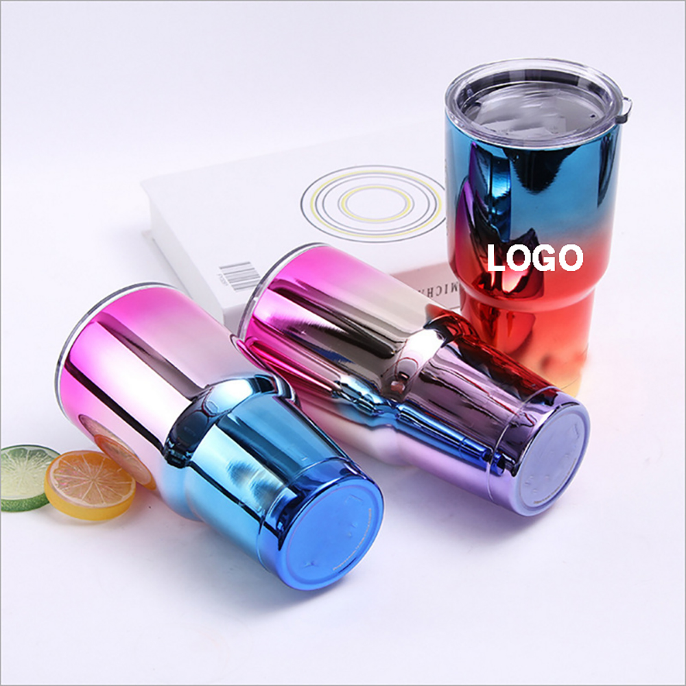 Stainless Steel Double Wall Vacuum Tumbler with Lid 30oz 2