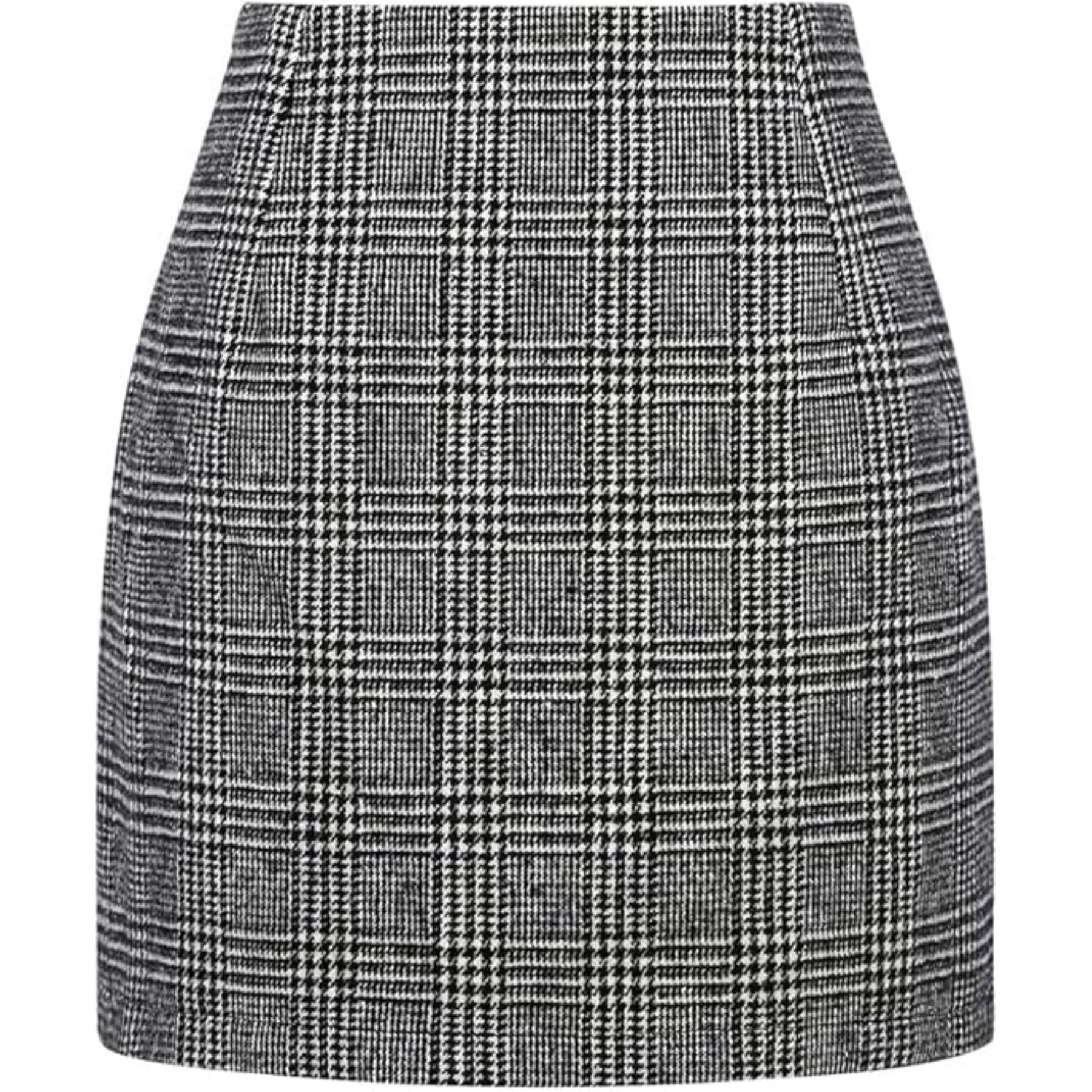 Womens Wool Plaid Mini Skirt 25