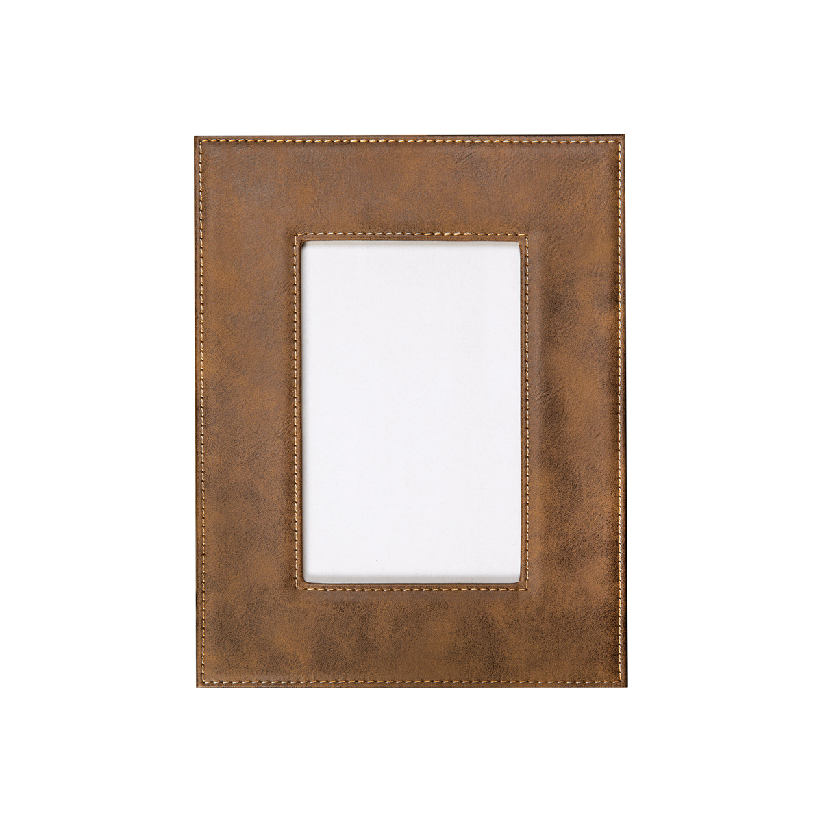 4" x 6" Rustic & Gold Leatherette Photo Frame 3
