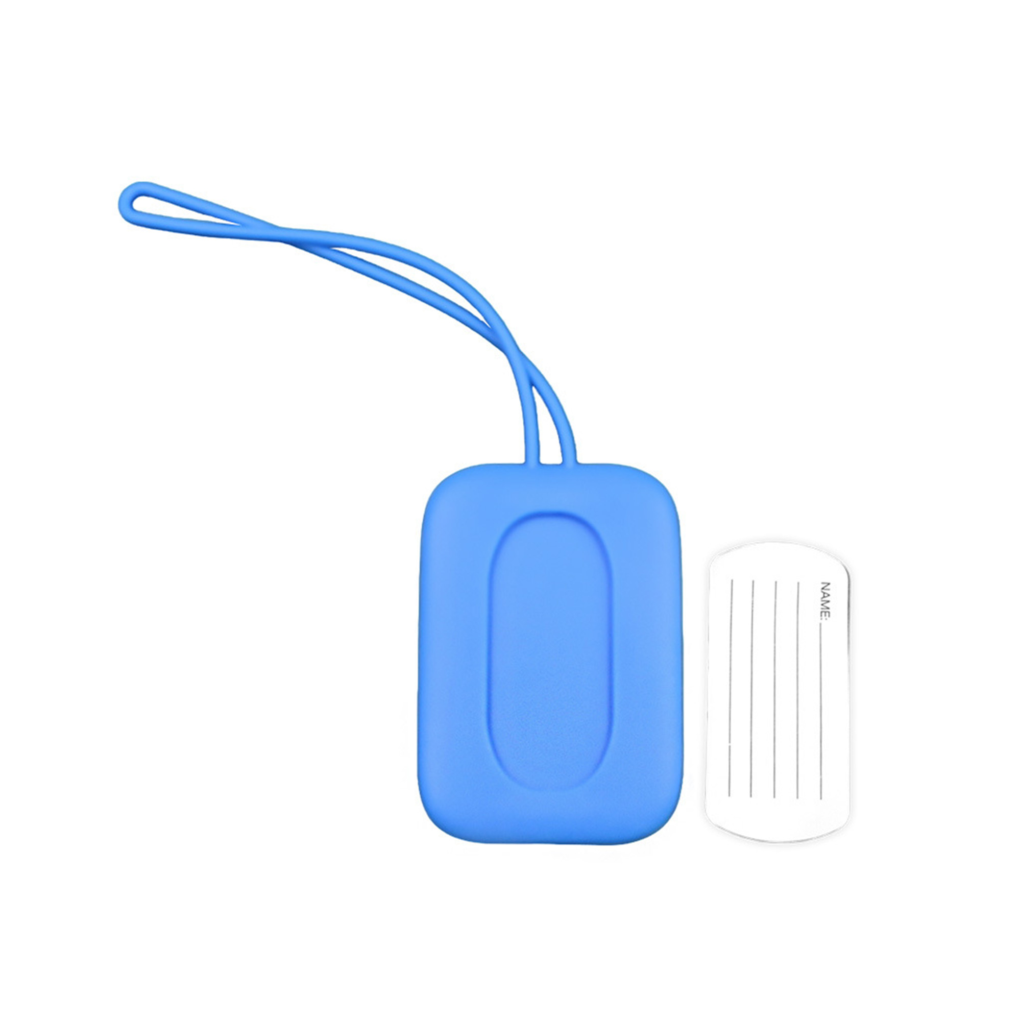 Rectangular Travel Identification Label Elastic Polymer 4