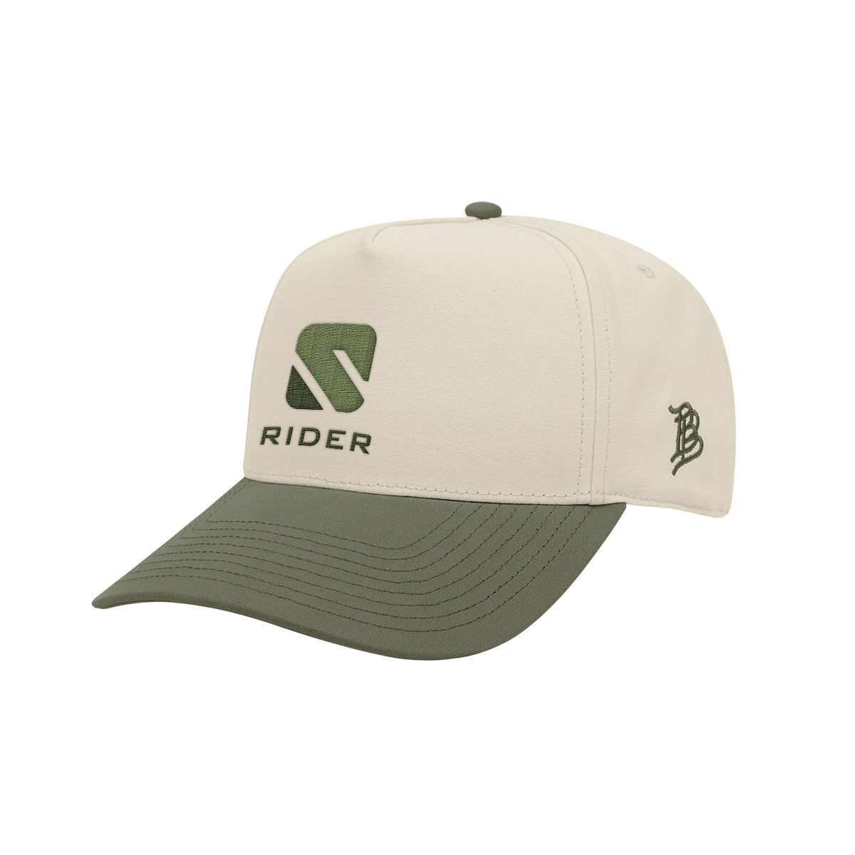Branded Bills 33510 Bare Curved Two-Tone Canvas Cap 7