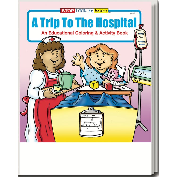 A Trip to the Hospital Coloring Books - Ages 3-11 16 Pages 2