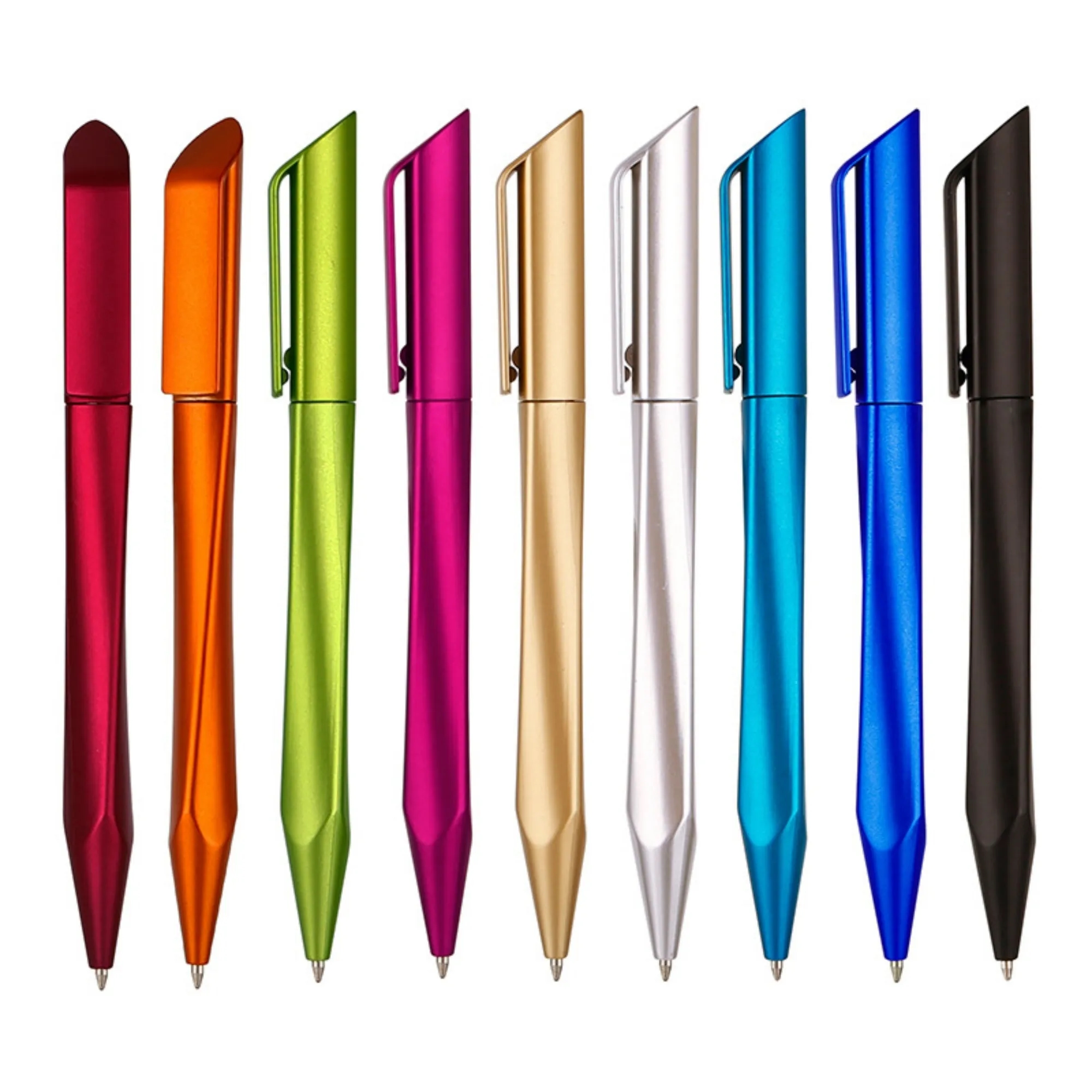 MOQ Twist-Action Metal Paint Ballpoint Pen 6