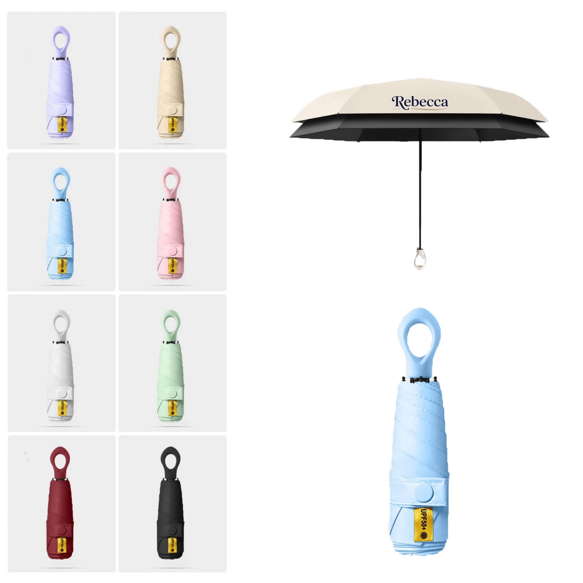 Customized 50% off 6-bone umbrella