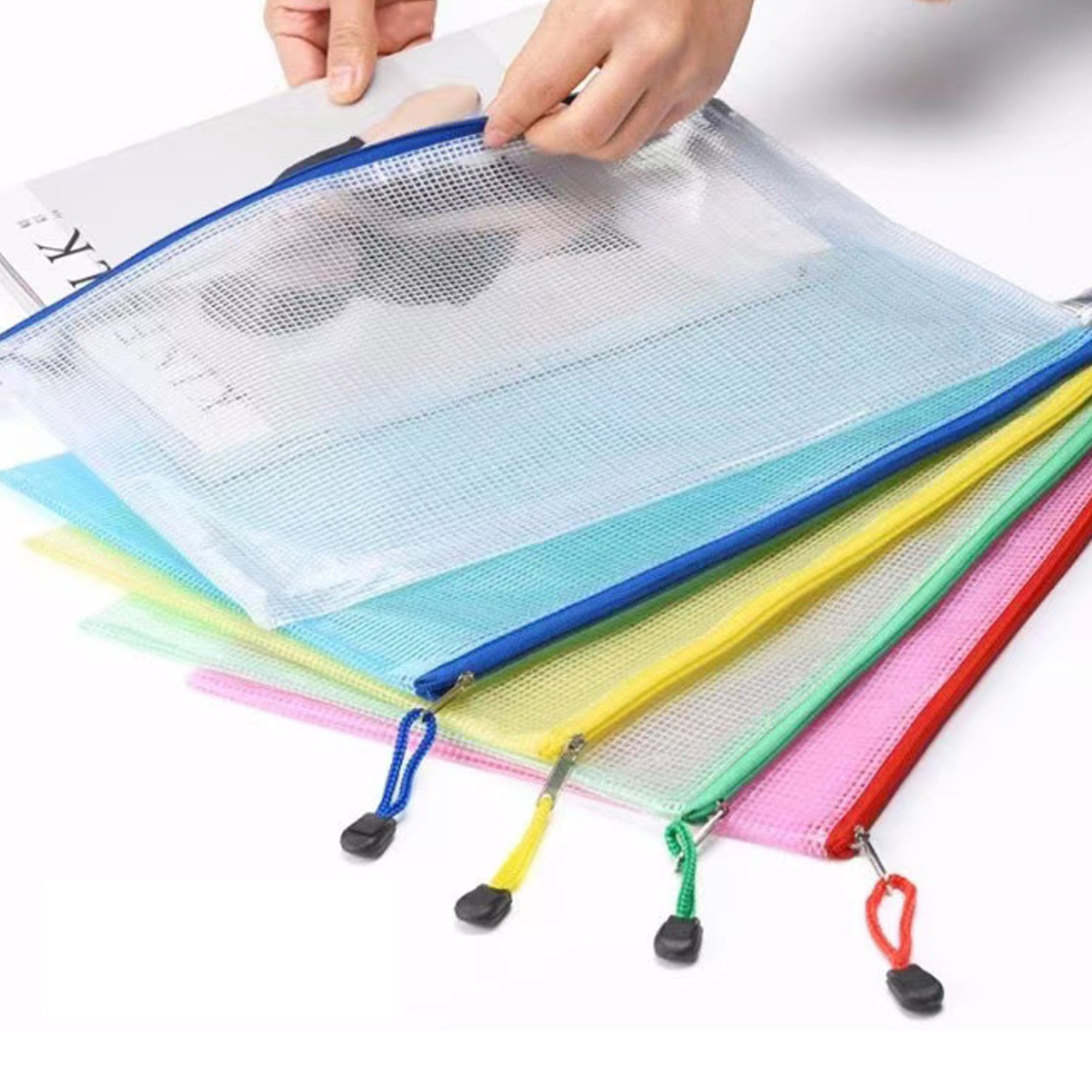 Mesh Zipper Document Organizer Bag 3