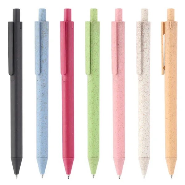 Eco friendly Wheat Straw Ball Pens 5