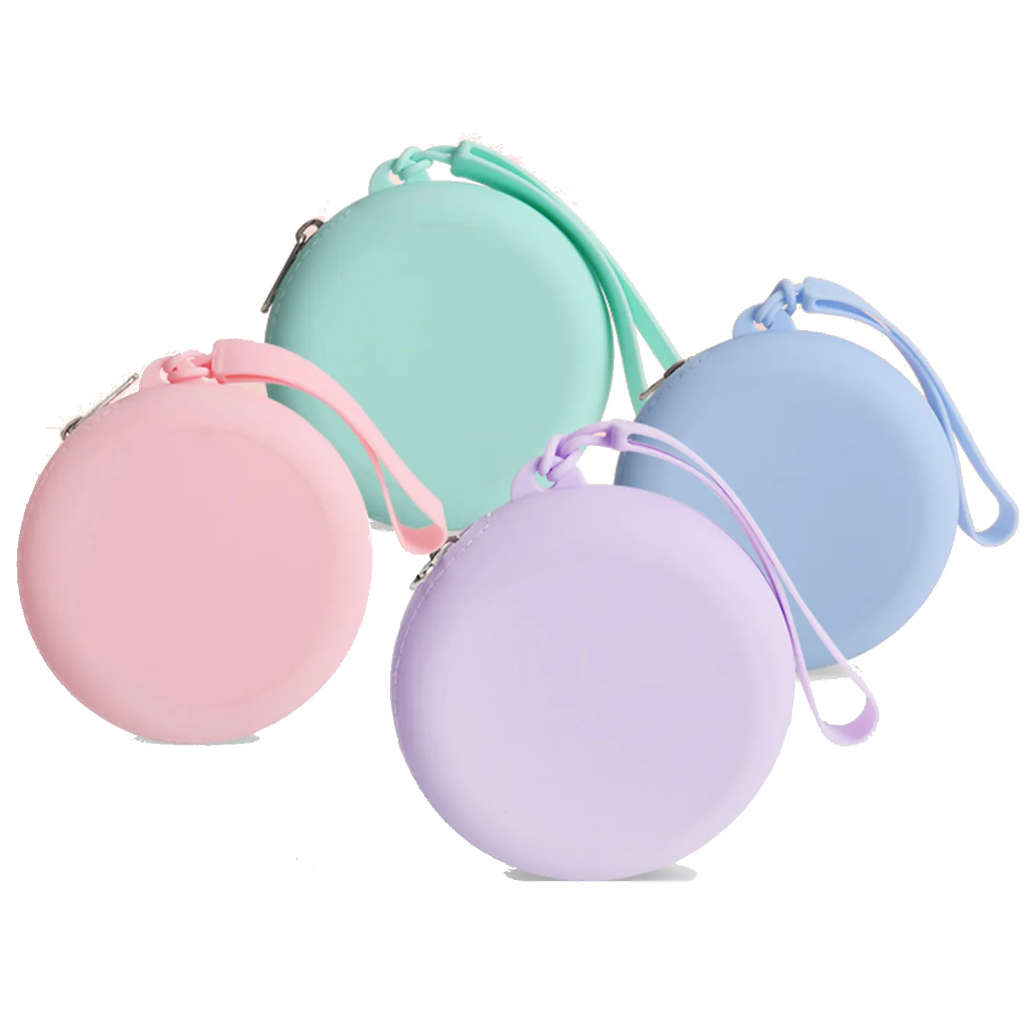 Round Silicone Earphone Storage Case 3
