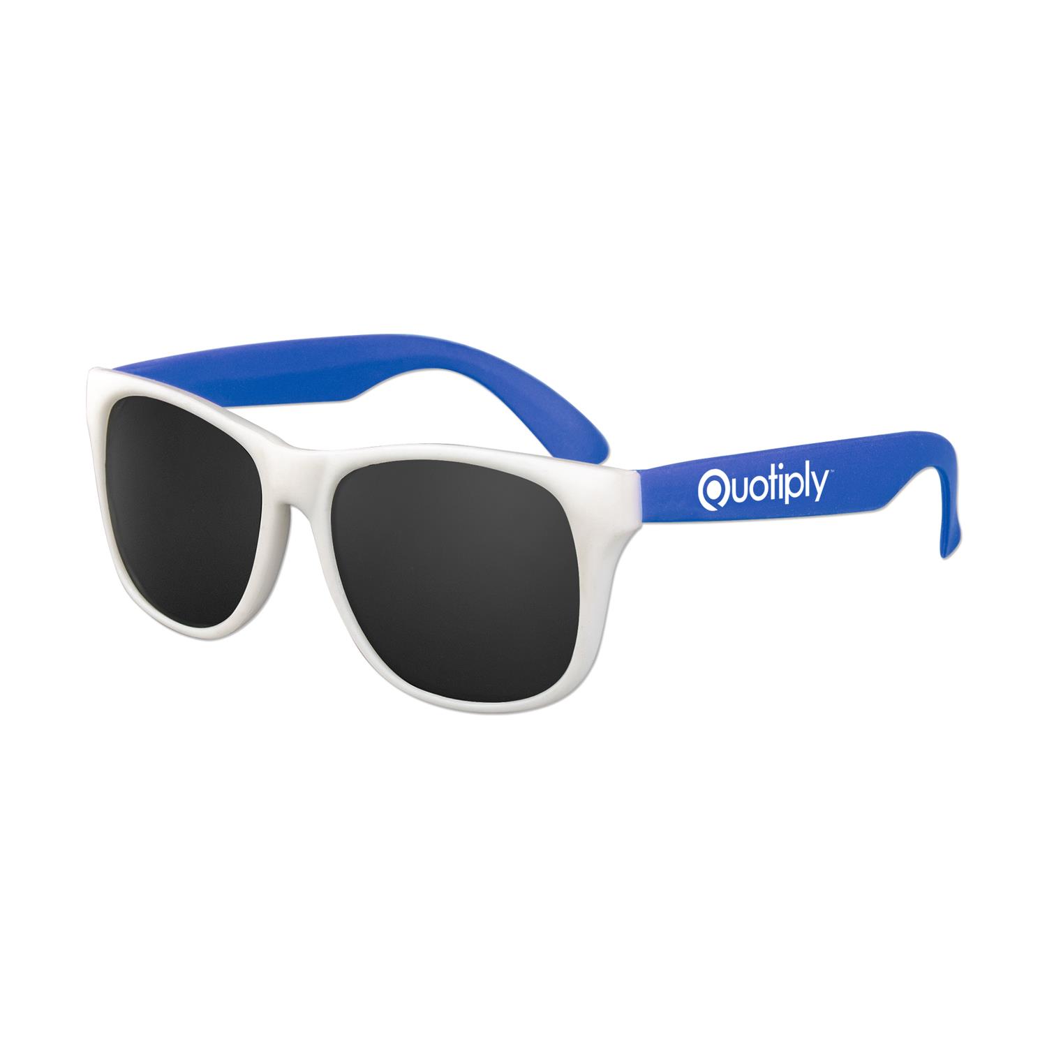 White Frame Classic Sunglasses 14