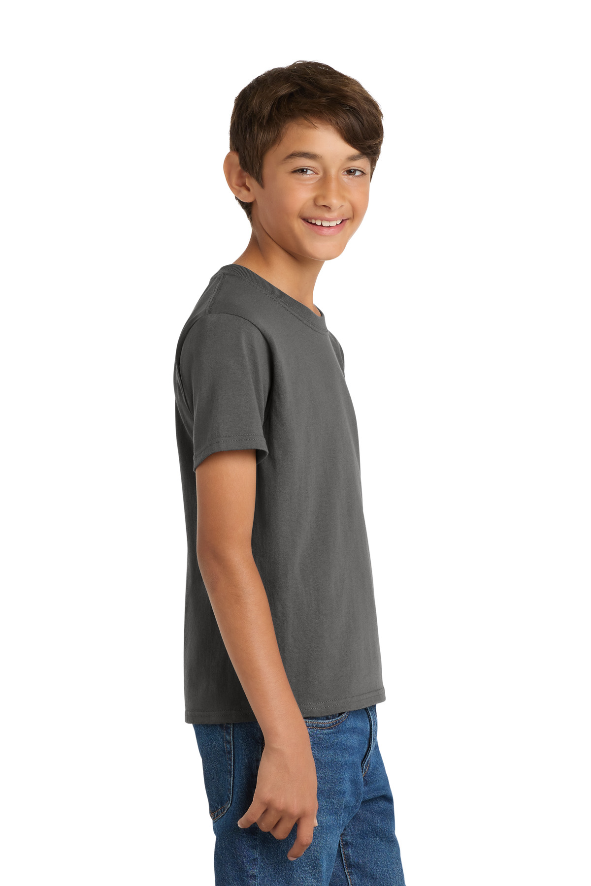 Port & Co Youth Core Cotton Tee. PC54Y 123