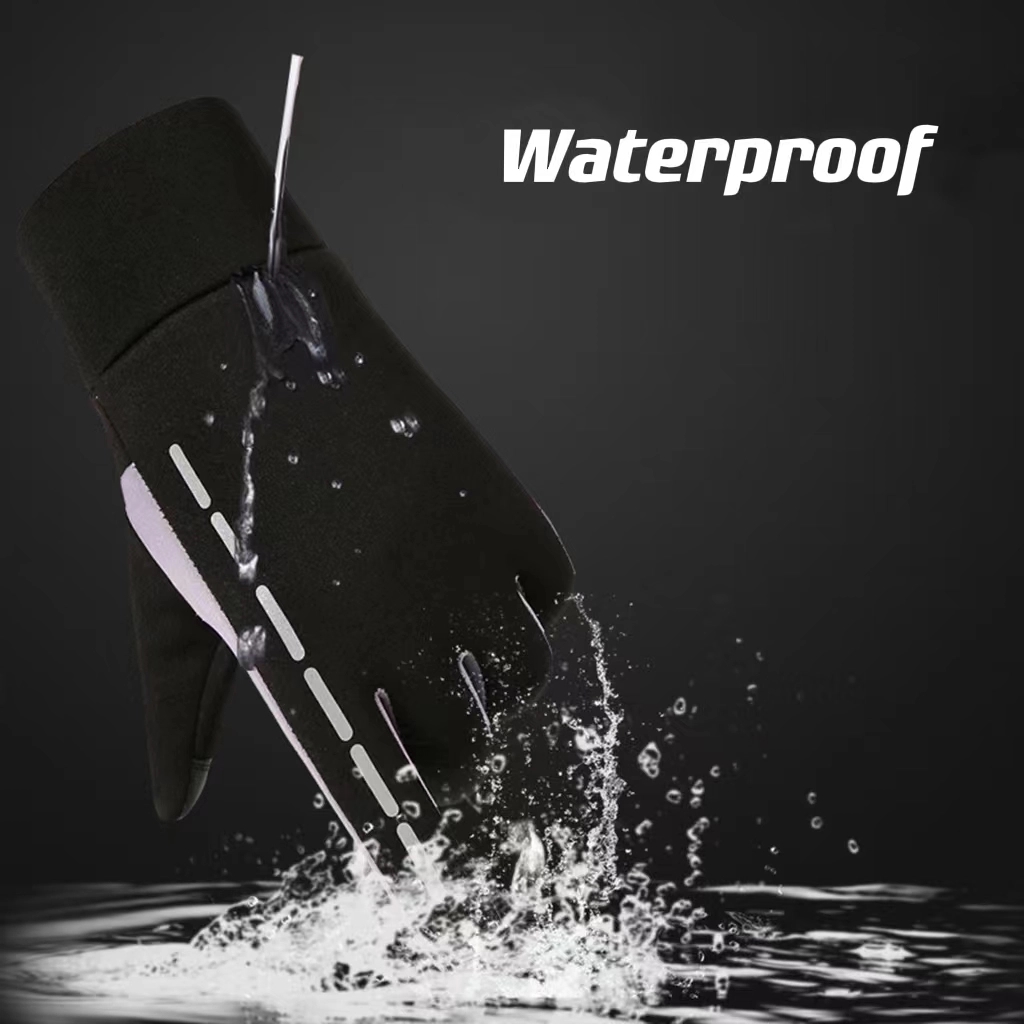 Touch Screen Winter Gloves With Reflective Strap 13