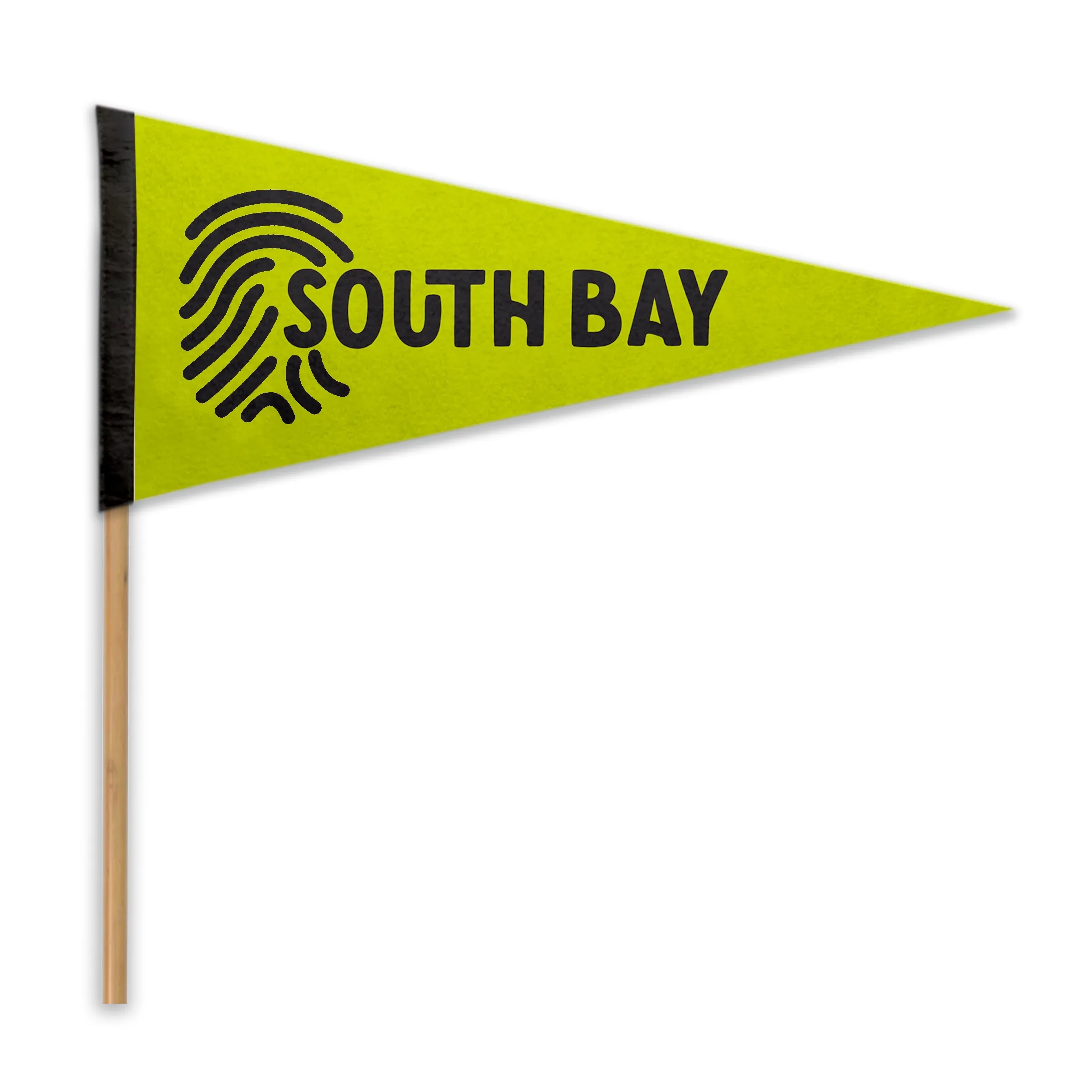 Acrylic Felt Pennant with Pole - Heat Transfer 2