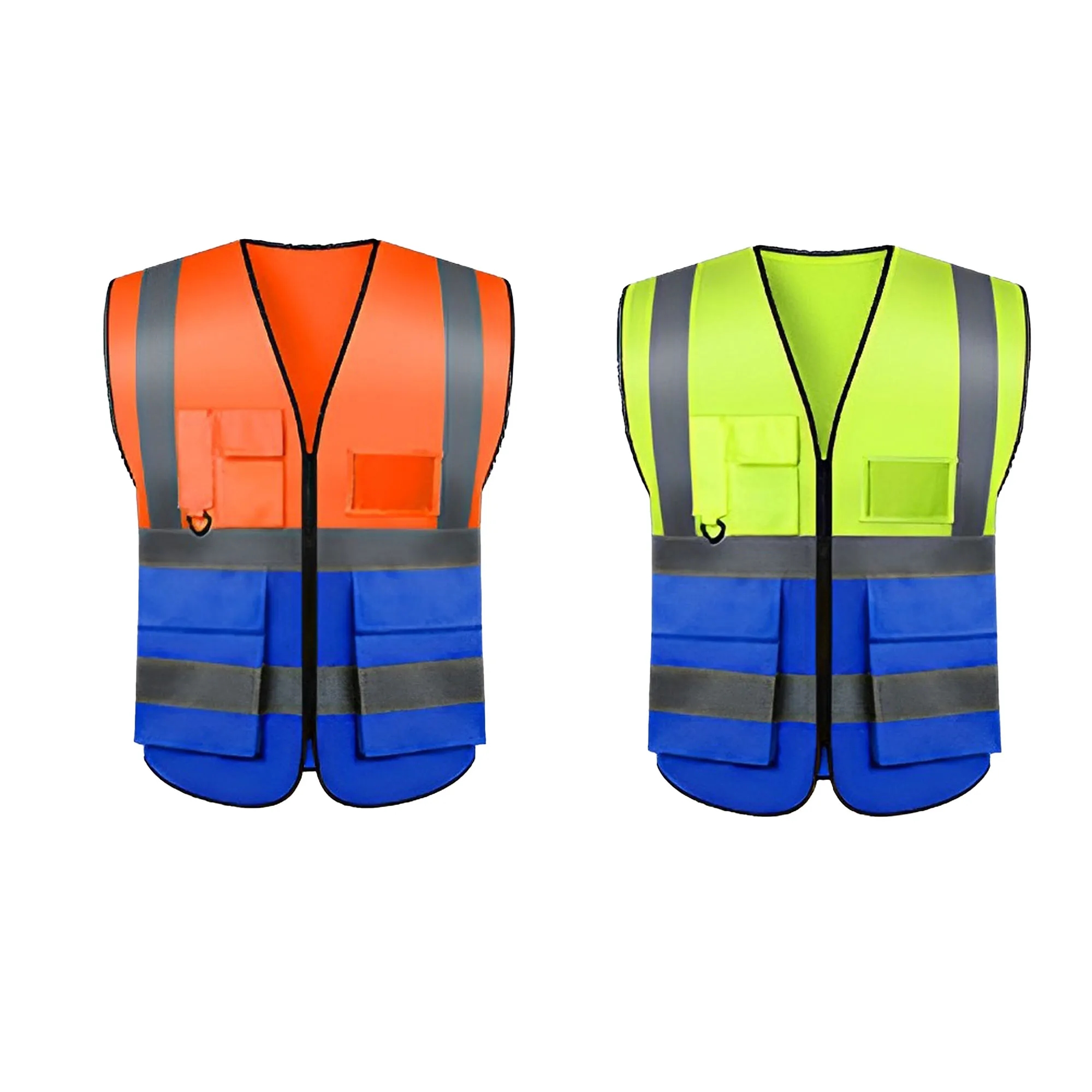 Multiple Pocket Reflective Safety Vest 5