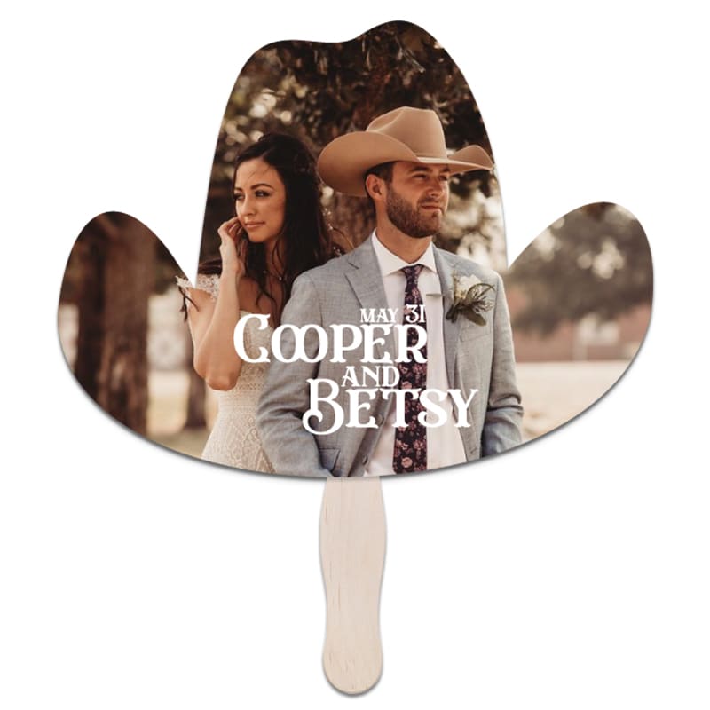 Cowboy Hat Hand Fans 5