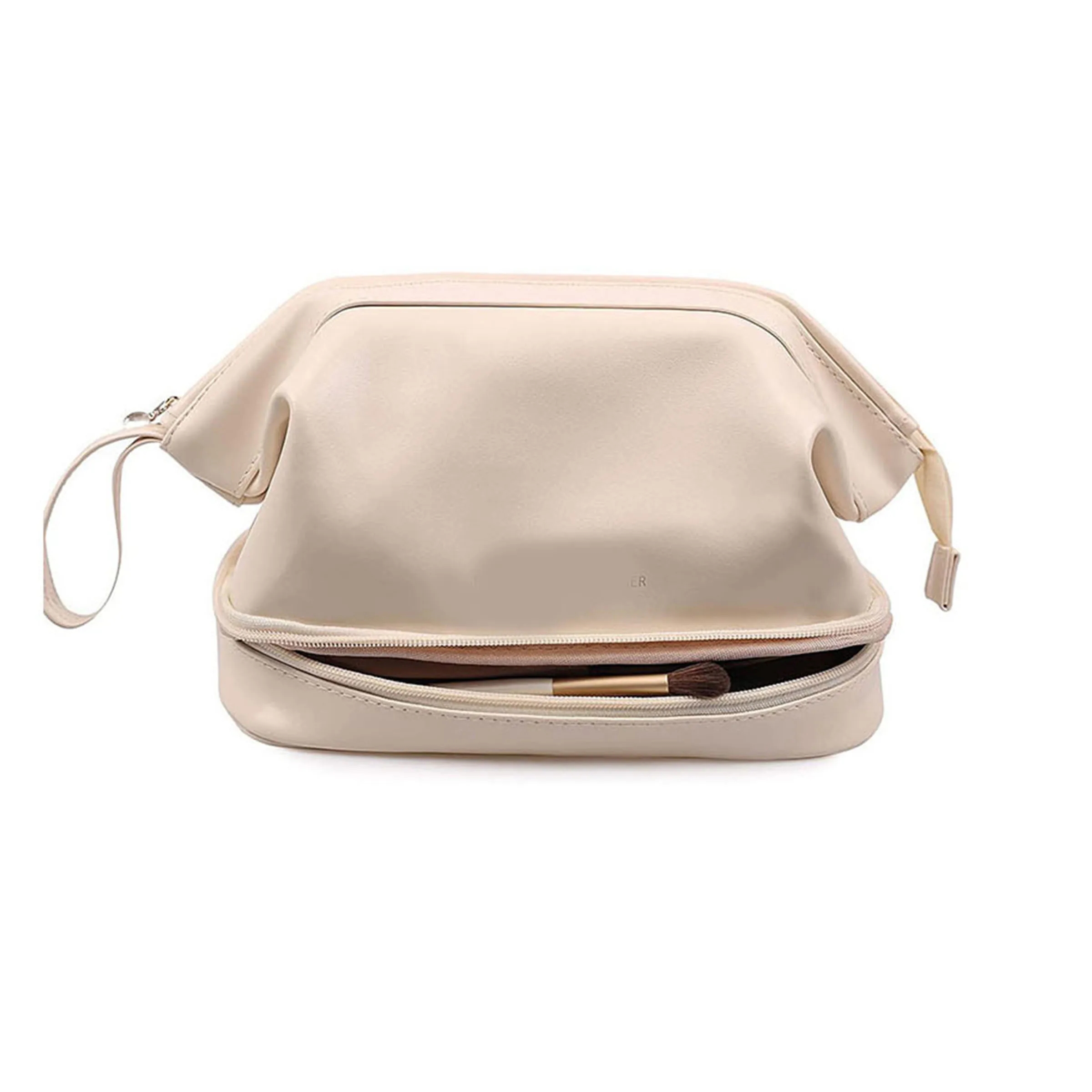 Polyurethane Waterproof Large Capacity Storage Makeup Bag 3