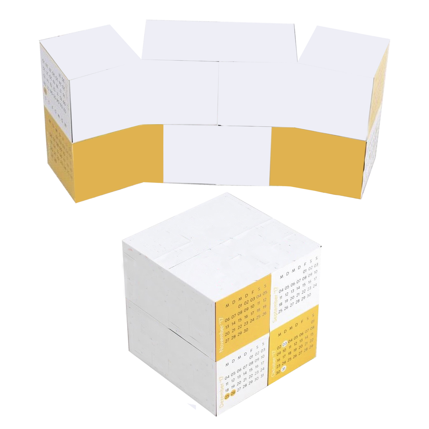 Full-Color Folding Cubes 2