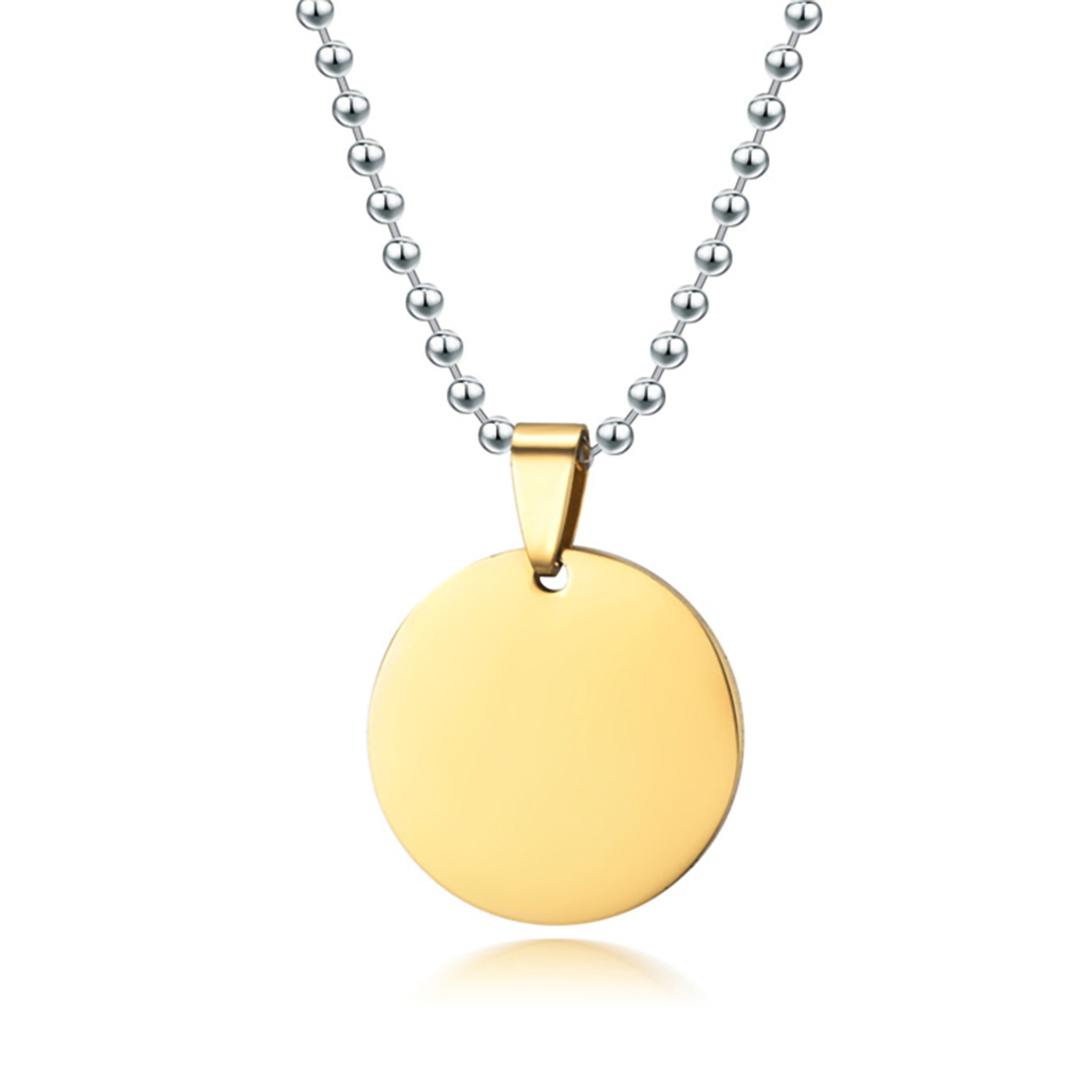 Round Metal Pet Tag 1