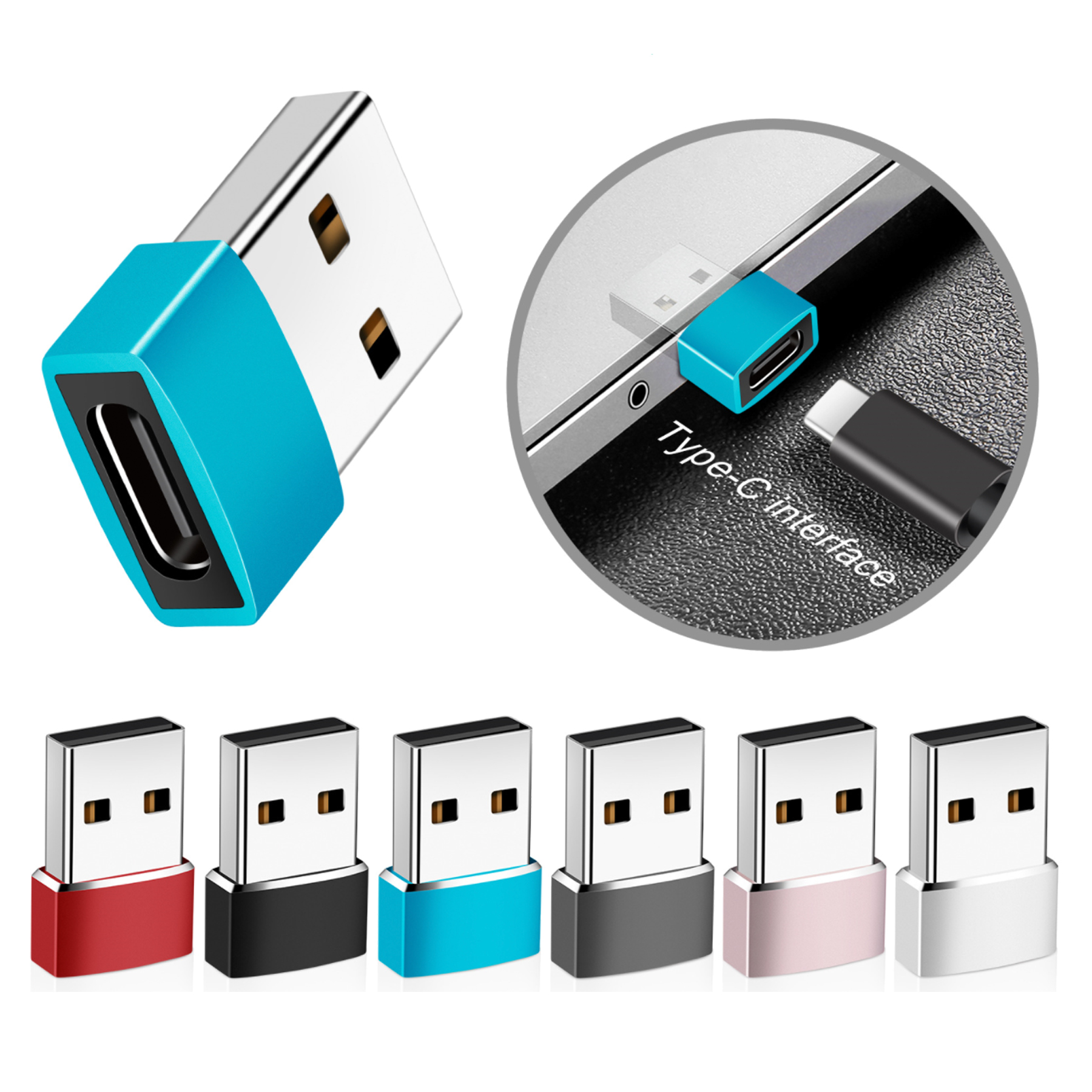 USB 2.0 to Type C Male Charger Cable Adapter 2