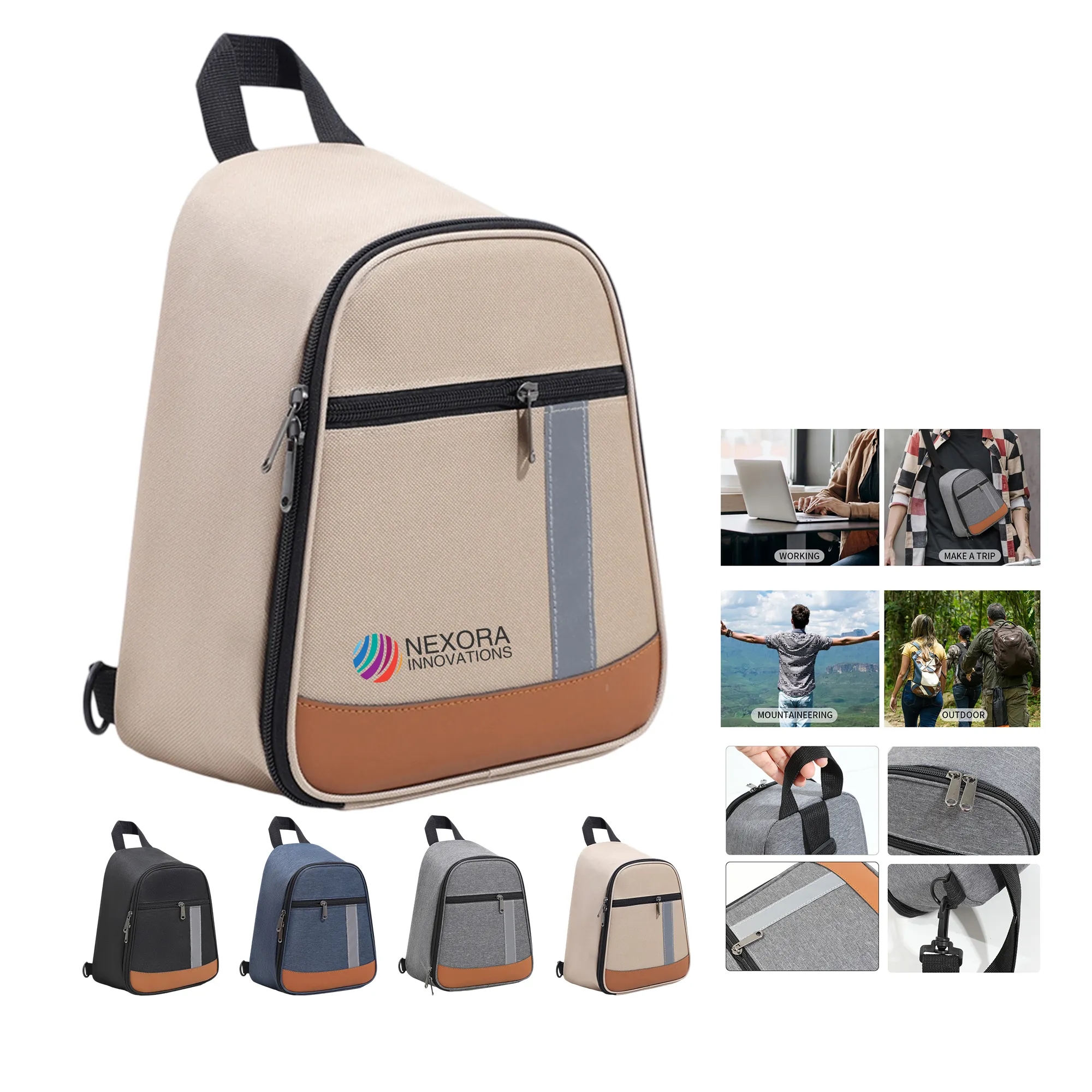 Adjustable Strap Insulated Bag for Food and Essentials 5