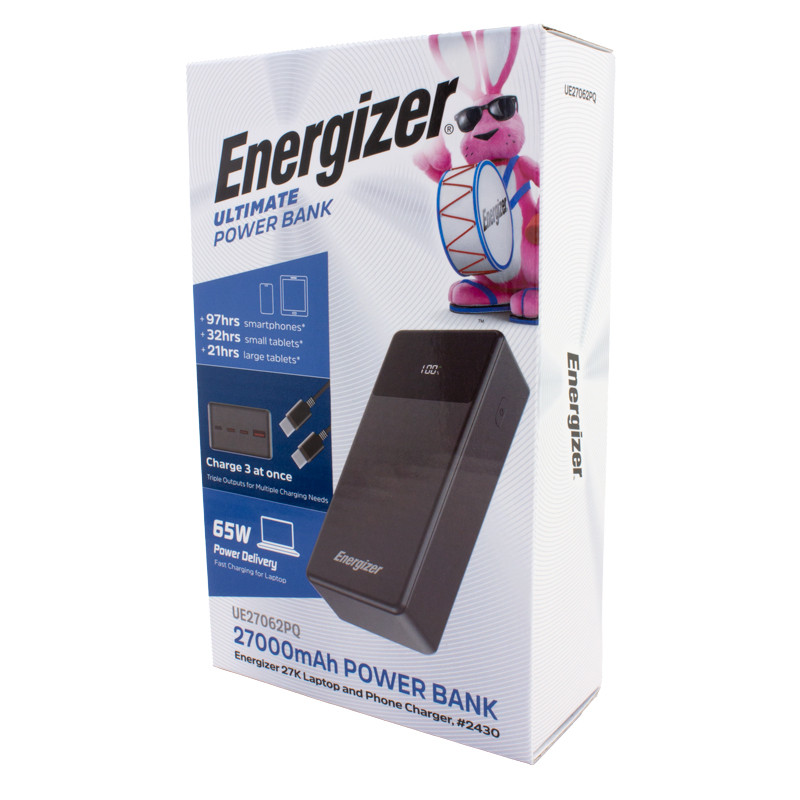 Energizer 27000 mAh 65W Laptop Power Bank 15