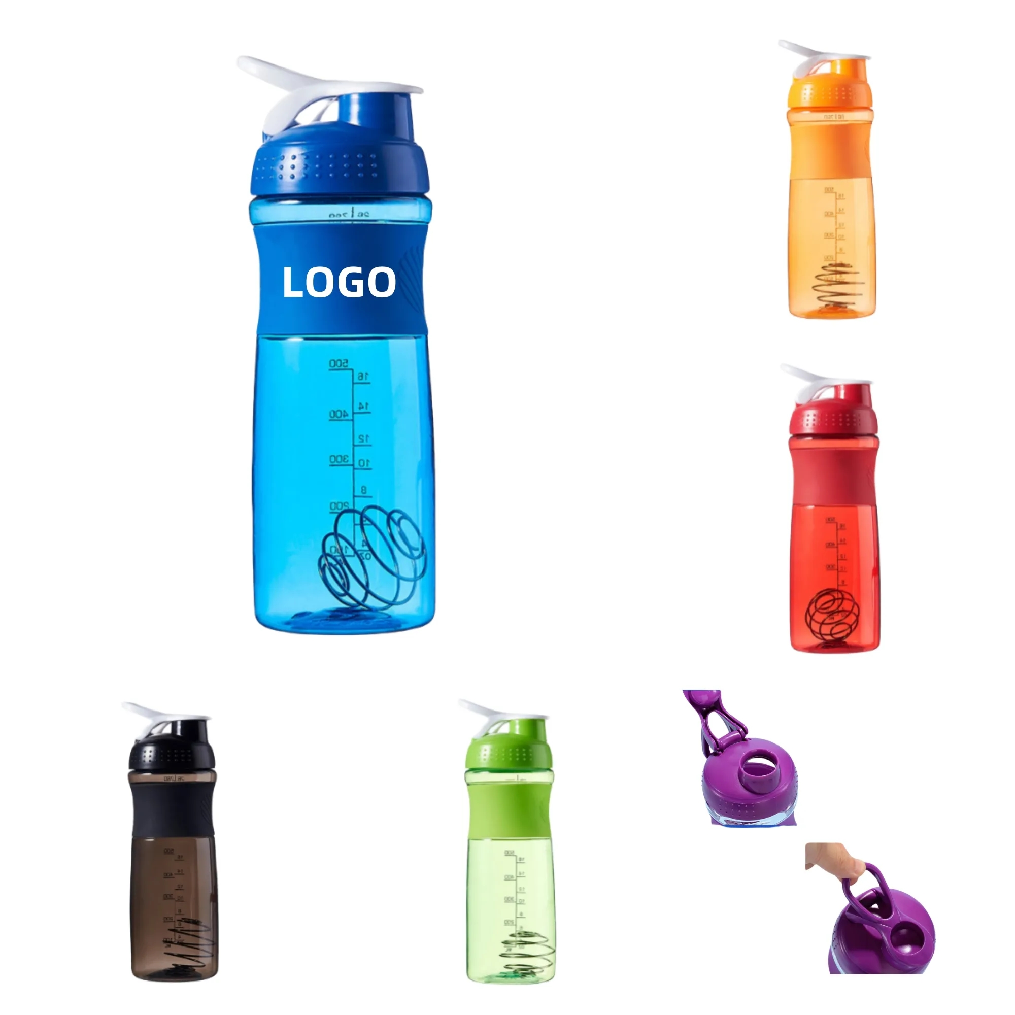 25oz Portable Fitness Shaker Bottle 6