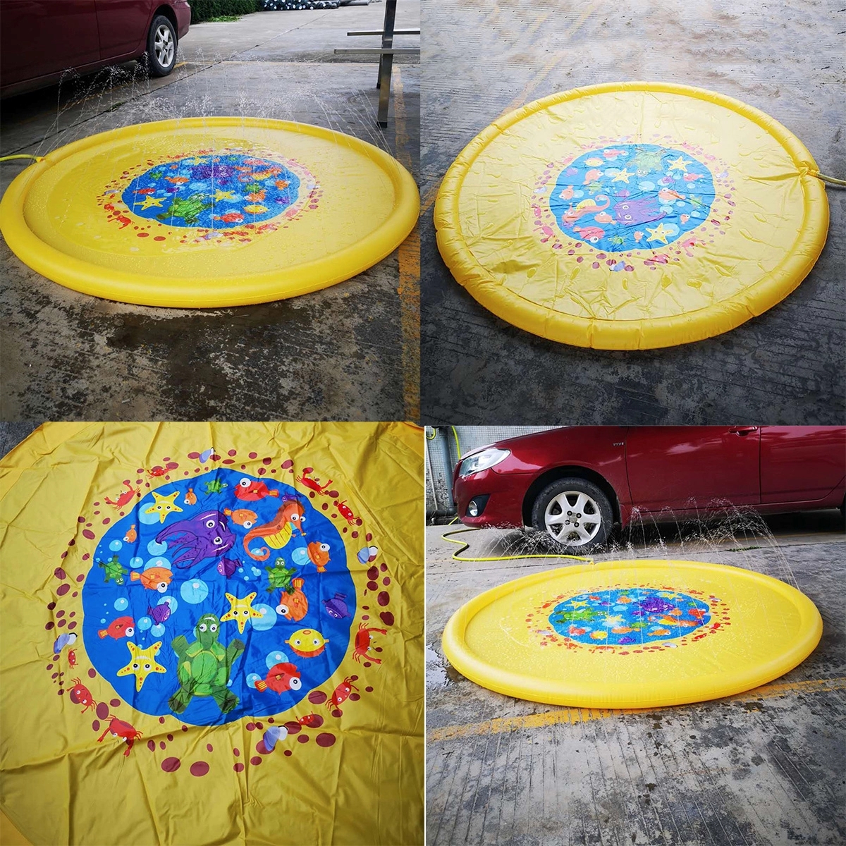 Outdoor Sprinkler Mat Summer Toys For Kids And Toddlers 3