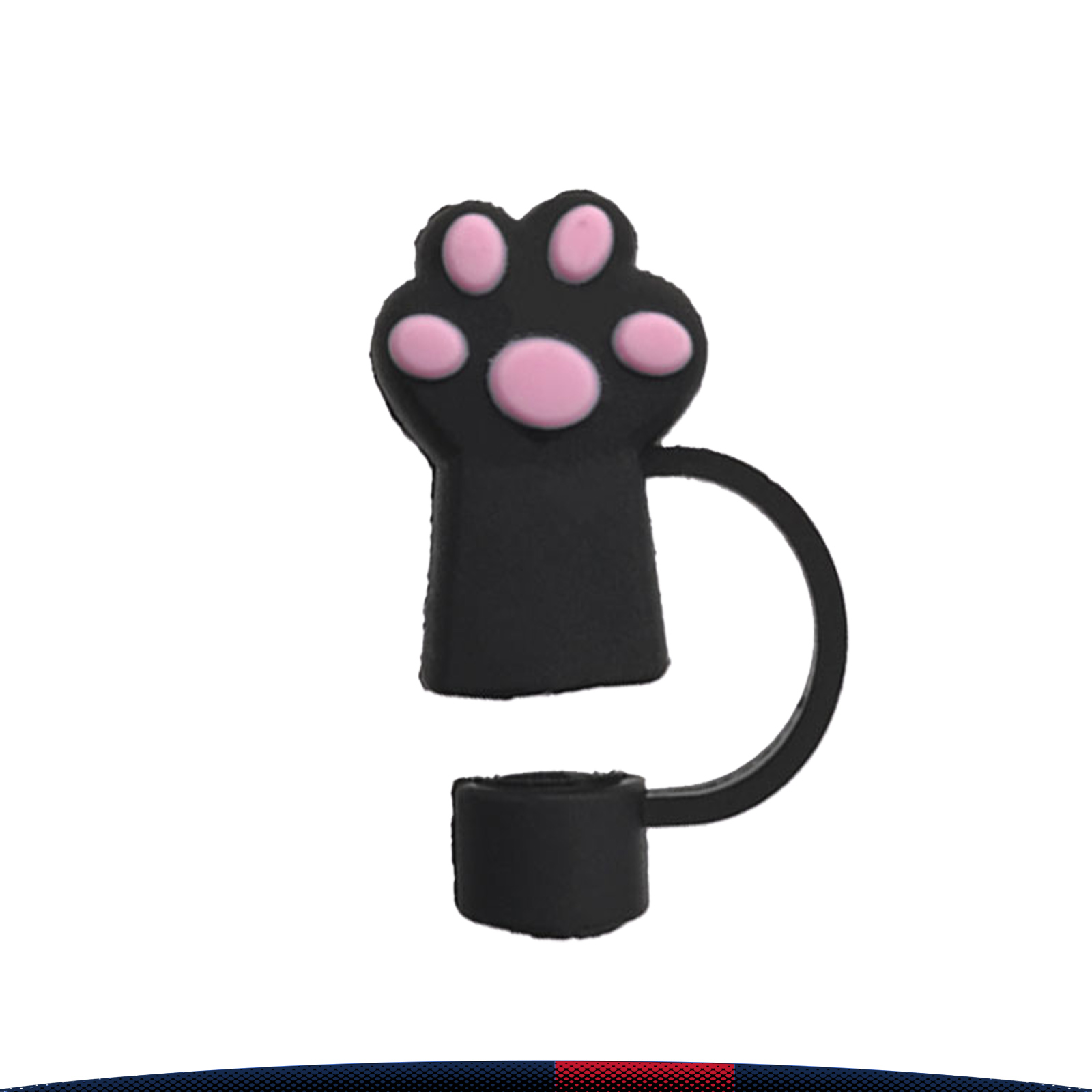 Snurby Cat Paw PVC Straw Topper 8