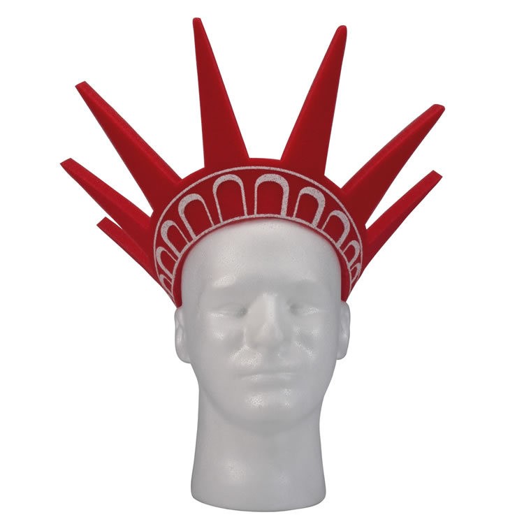 18" Statue of Liberty Foam Novelty Visor 17