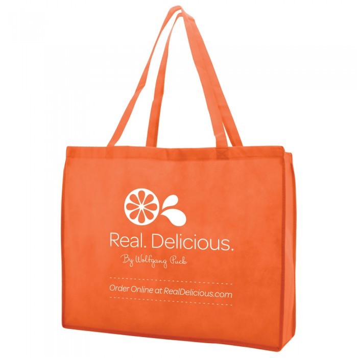 Heat Sealed Non Woven Tote Bag 16" X 12" X 4" 2