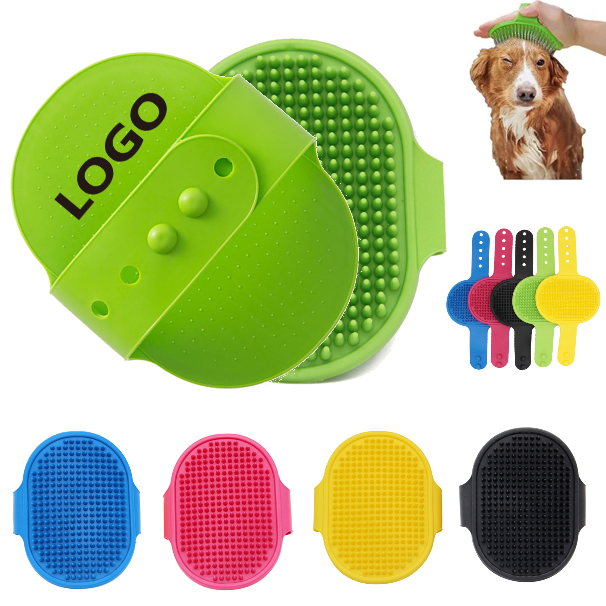 Soft Pet Grooming Bath Brush 2