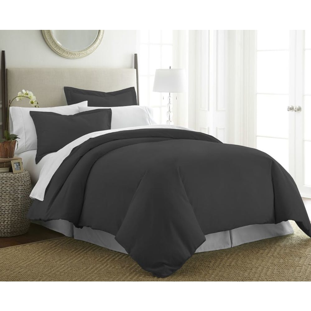 Duvet Cover Sets - Black King 3 Piece 2