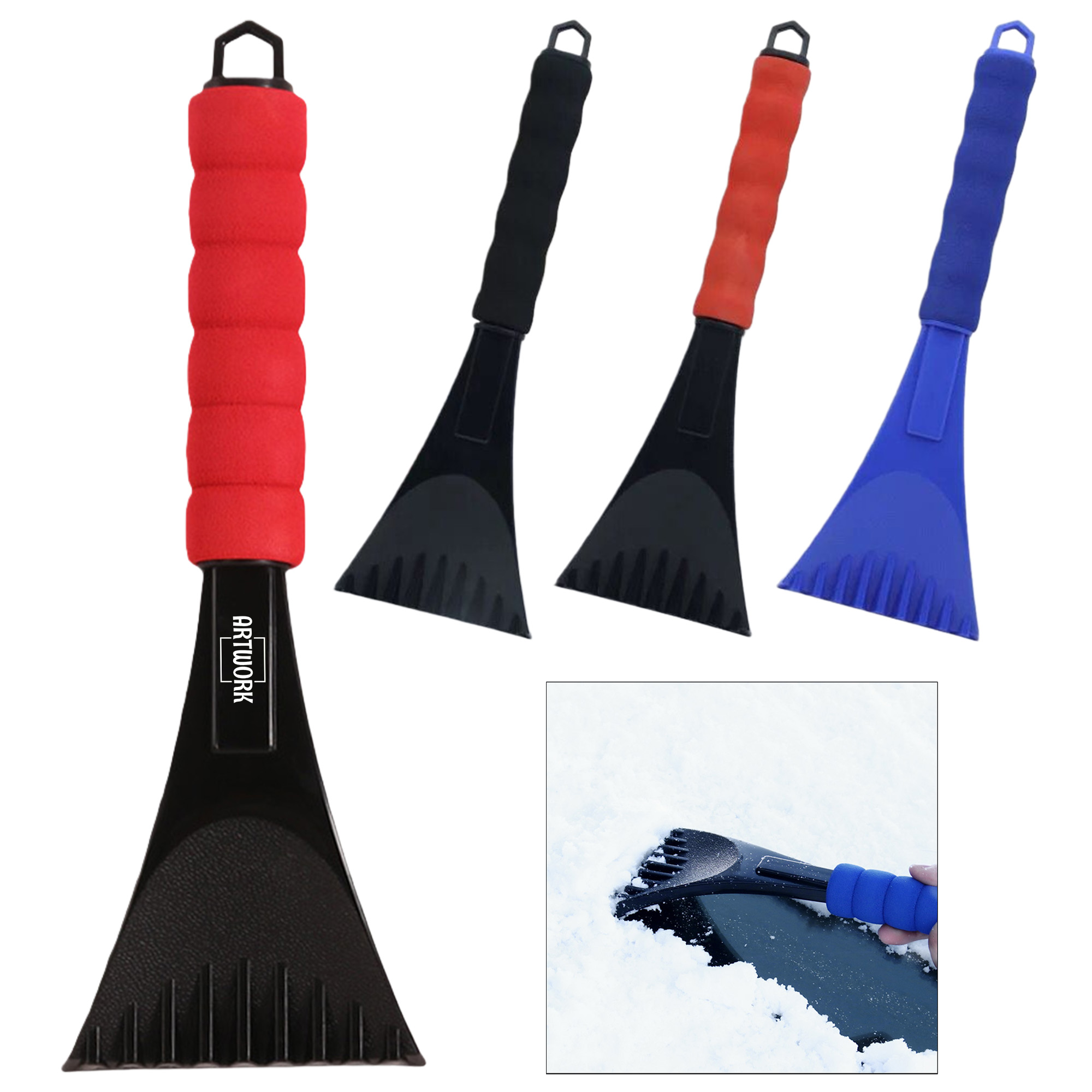 Foam Handle Car Ice Scraper 2