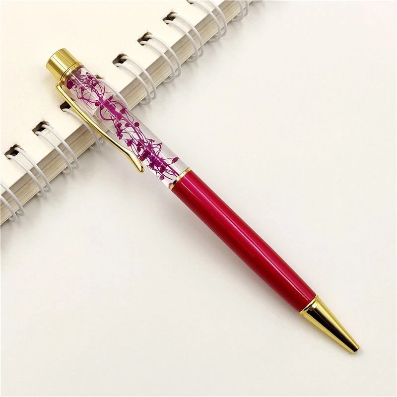 Dried Flower Metal Ballpoint Pen 4