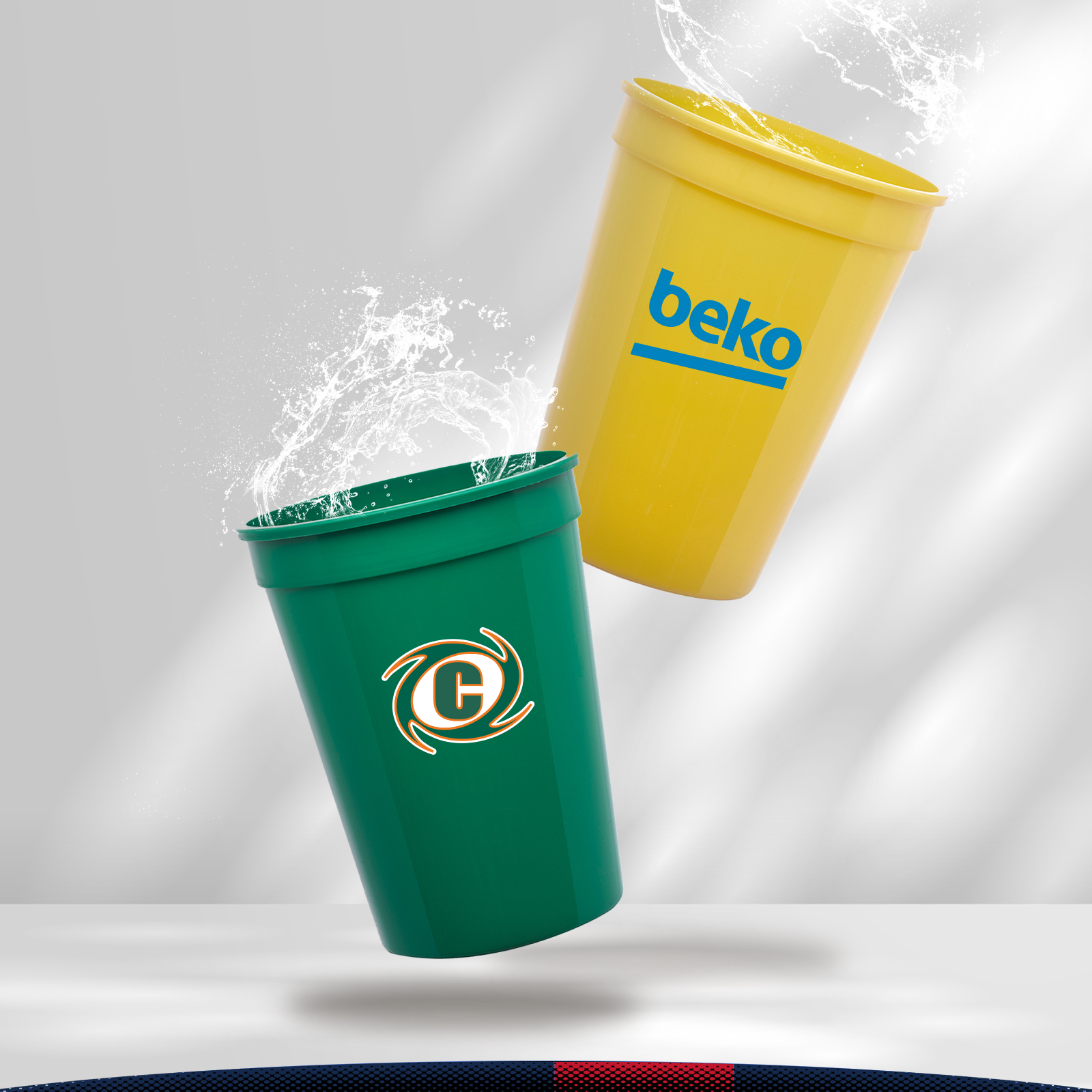 12 oz. Elsen Plastic Stadium Cups 14