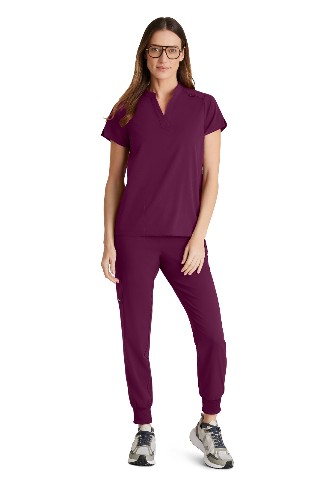 Grey's Anatomy Spandex Stretch - Women's Two-Pocket Avery Scrub Top 19