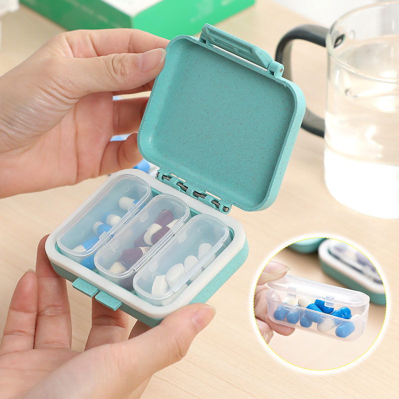 Portable Pill Box with 3 Inner Cases 8