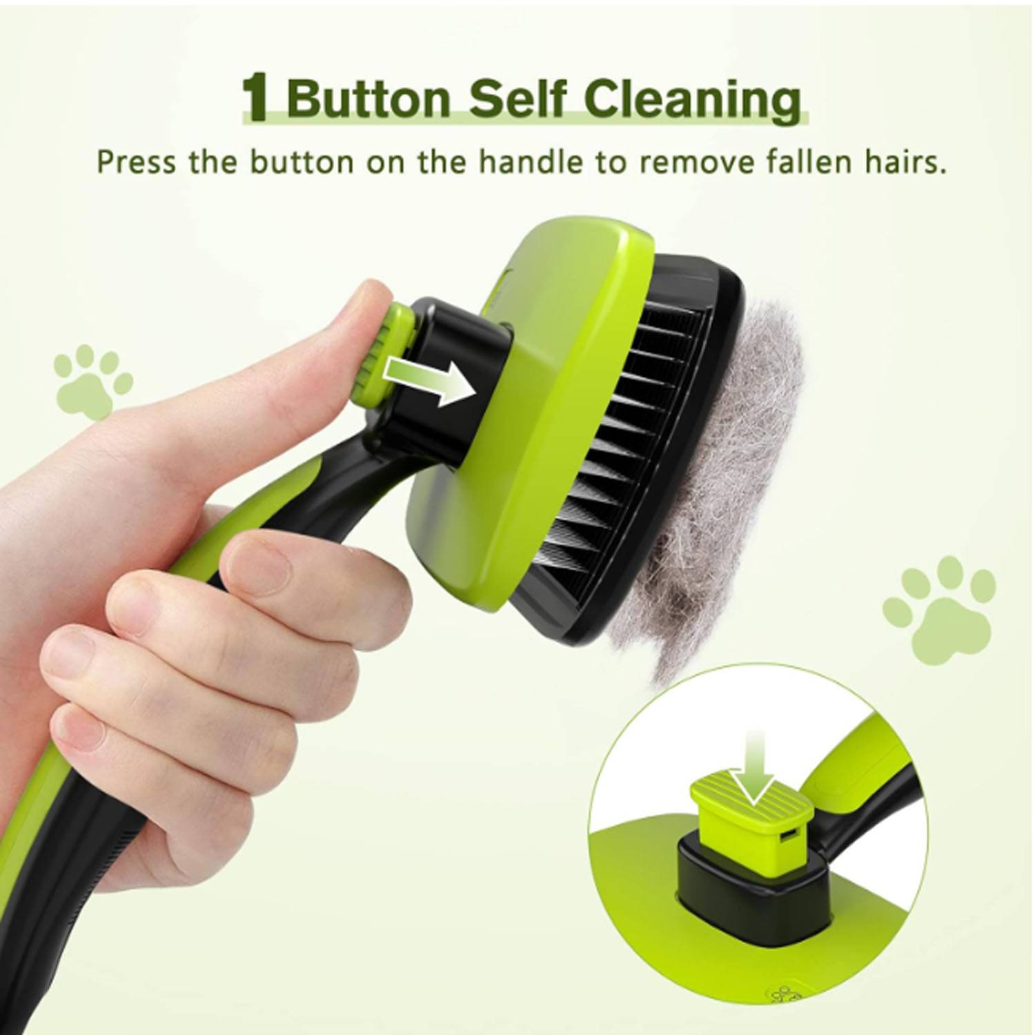 Self-Cleaning Slicker Brush 3