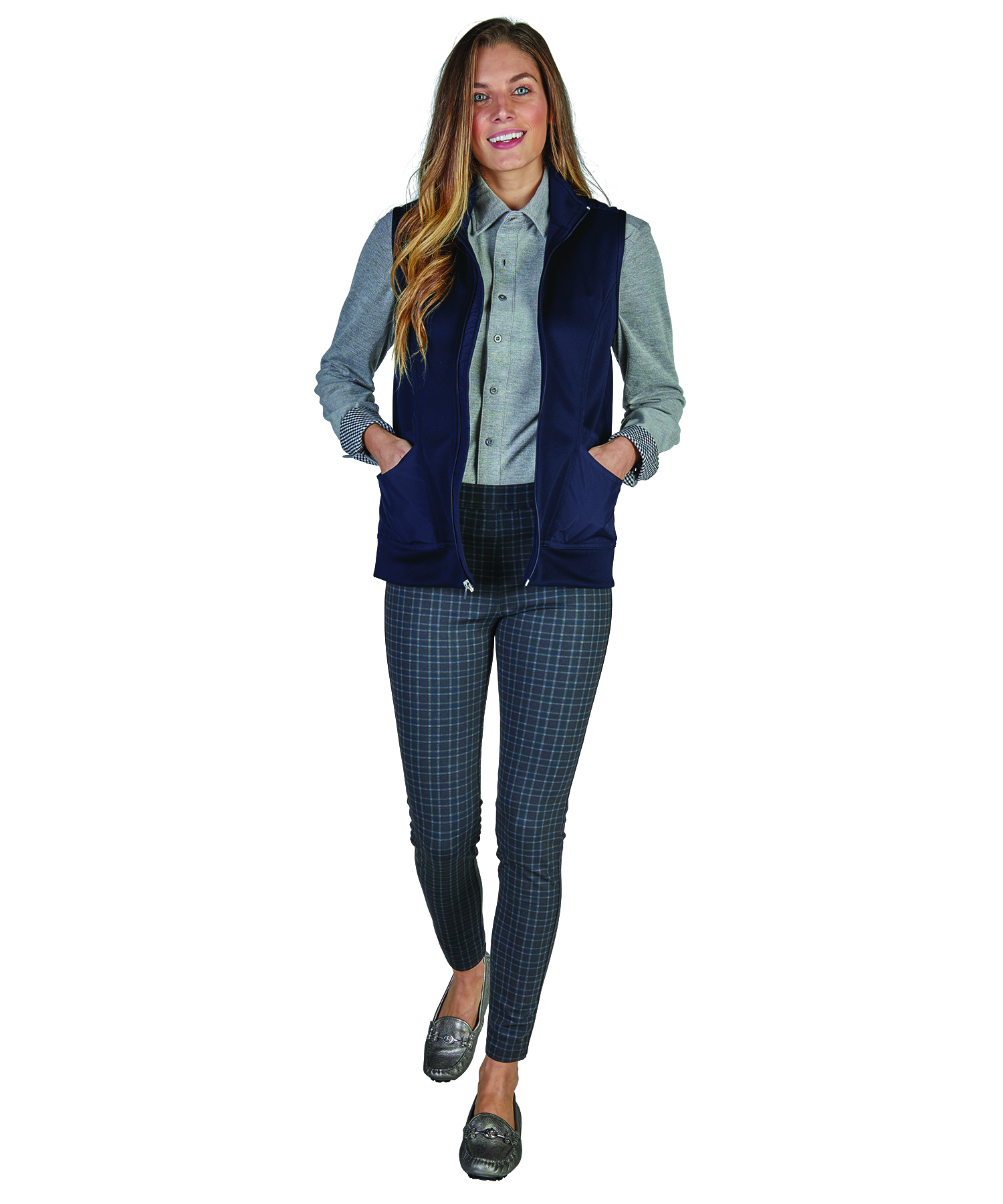 Women's Ashby Mixed Media Vest 16