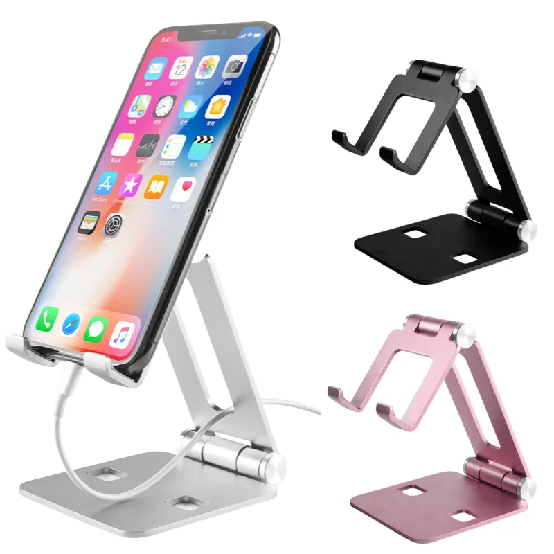 Aluminum Adjustable Phone Holder With Anti-Slip Silicone 5