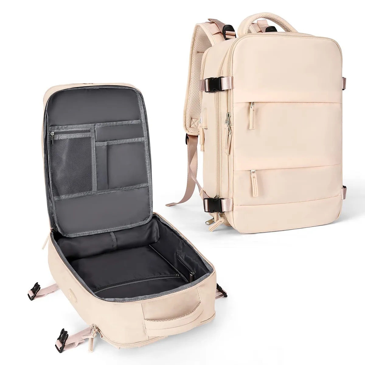 Waterproof Luggage Travel Backpack With Shoe Compartment 8